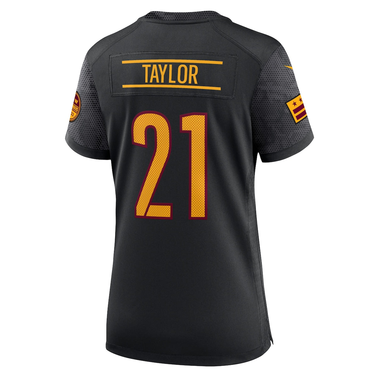 Women's Sean Taylor Nike Commanders Alternate Retired Game Jersey - Black