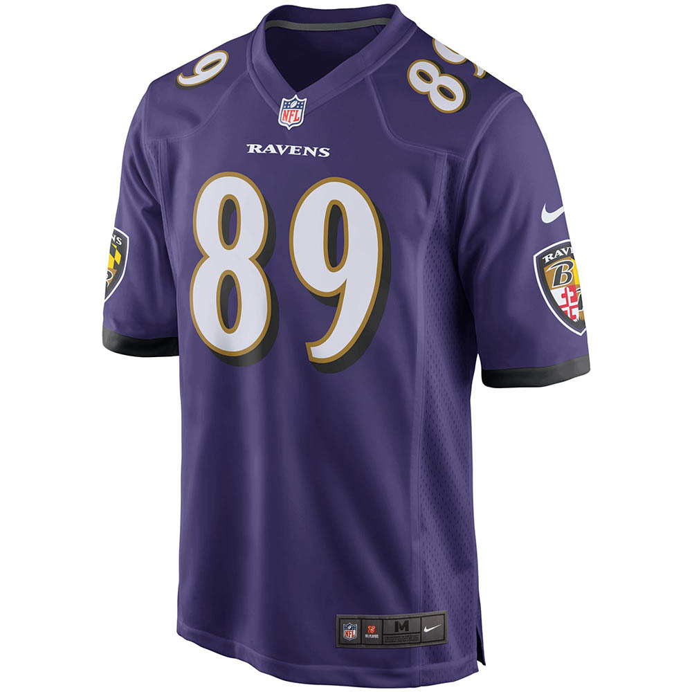 Men's Baltimore Ravens Mark Andrews Game Player Jersey Purple
