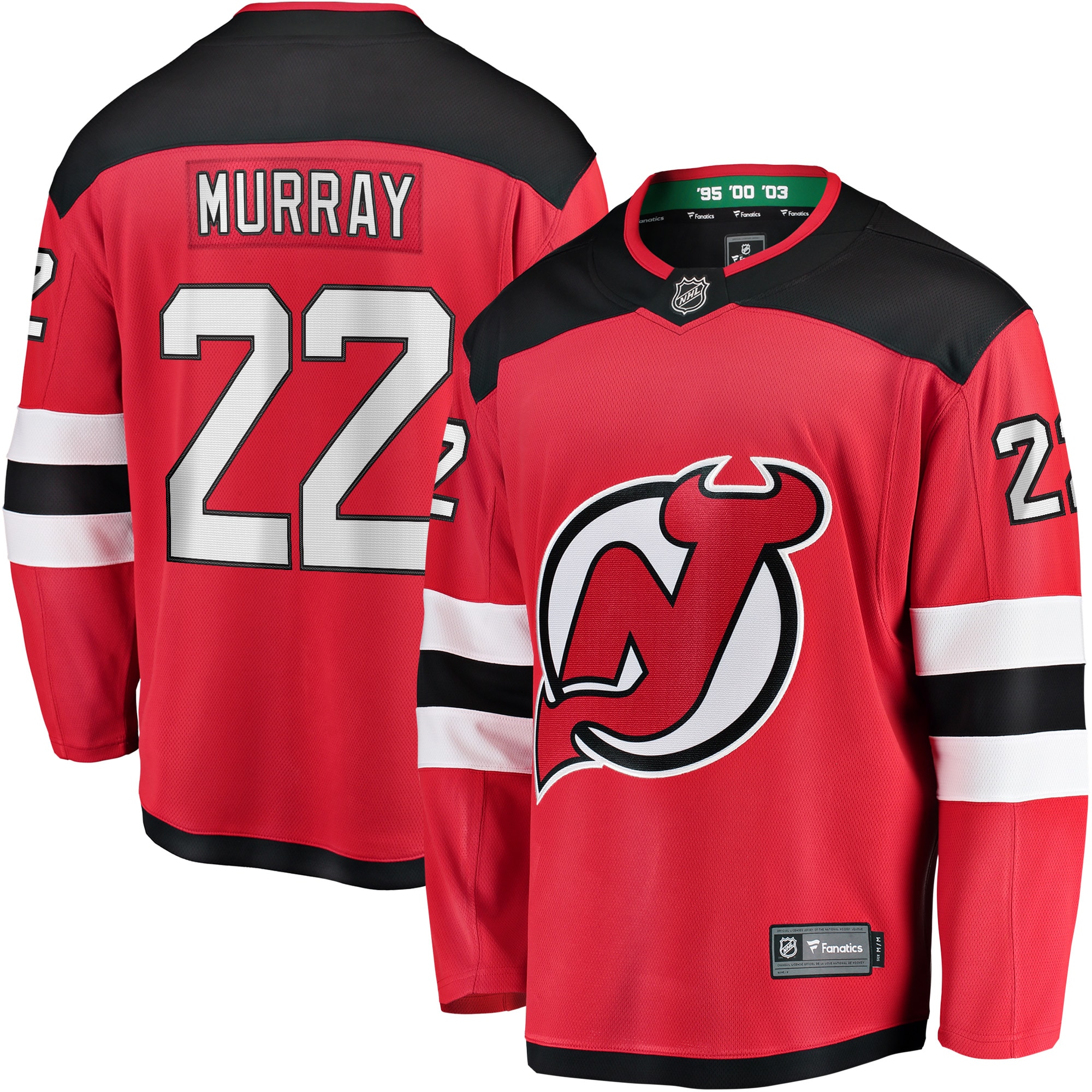 Ryan Murray New Jersey Devils Fanatics Branded Youth Breakaway Player Jersey - Red