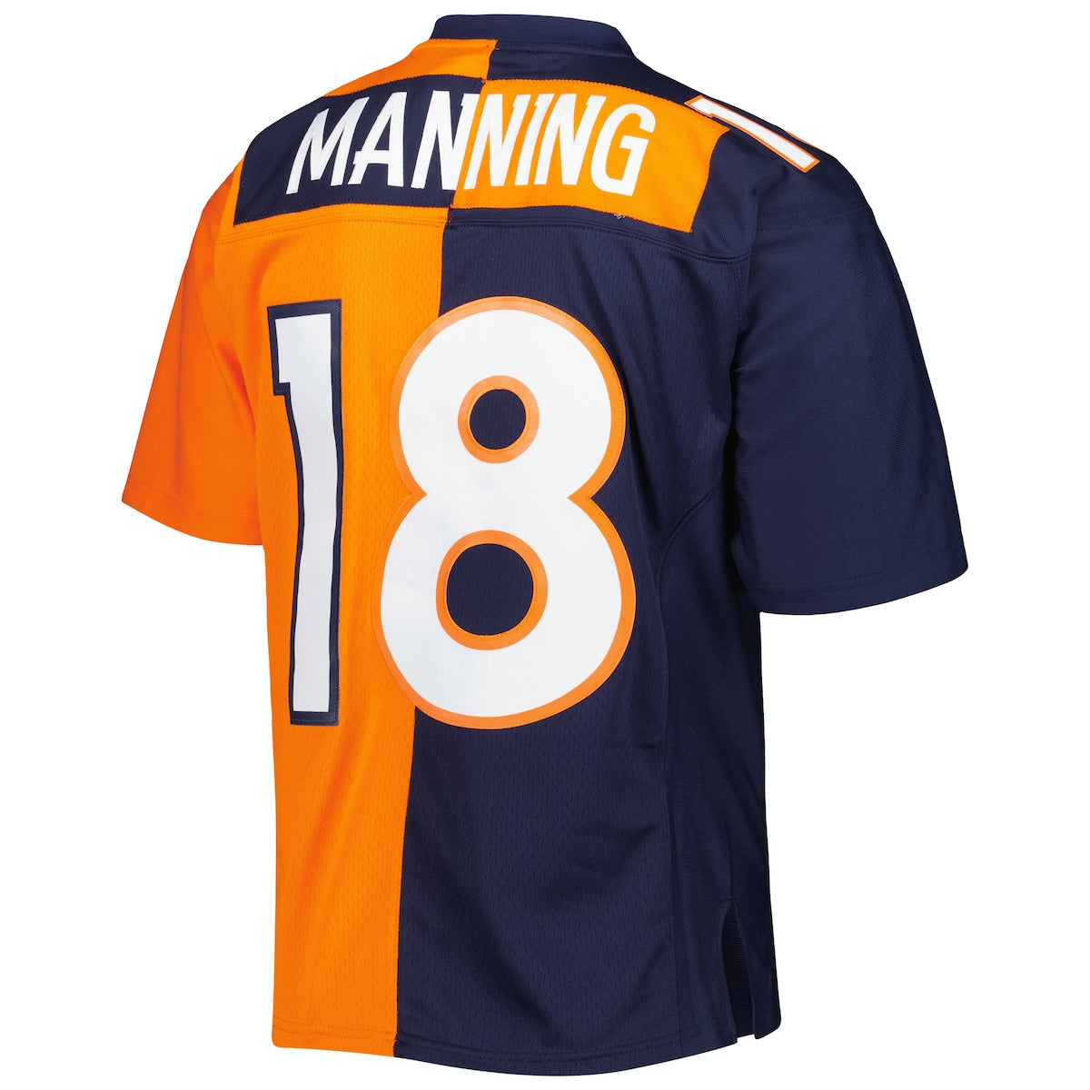 Men's Peyton Manning Mitchell & Ness Broncos 2015 Split Legacy Replica Jersey - Navy
