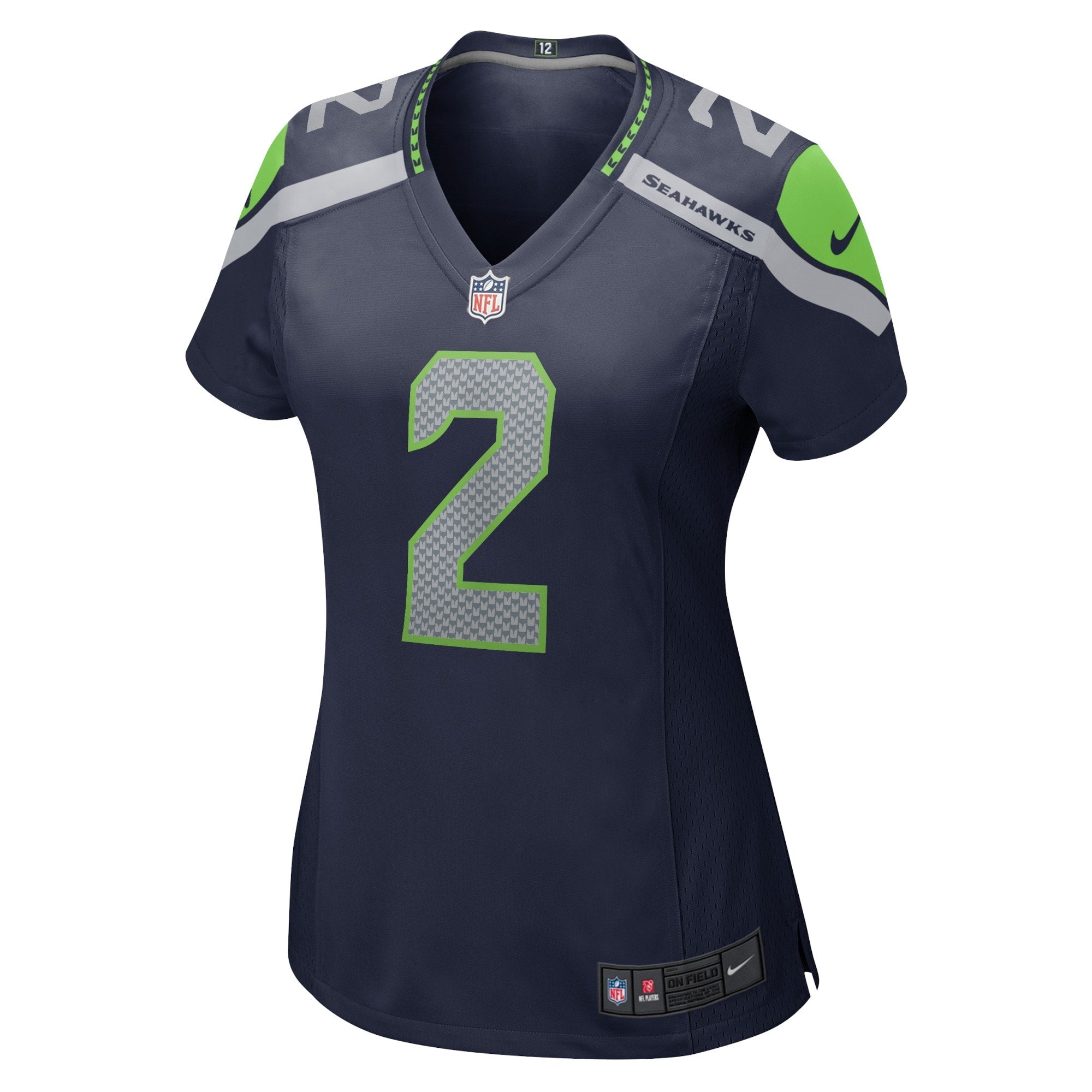 Women's Nike Drew Lock College Navy Seattle Seahawks Game Jersey