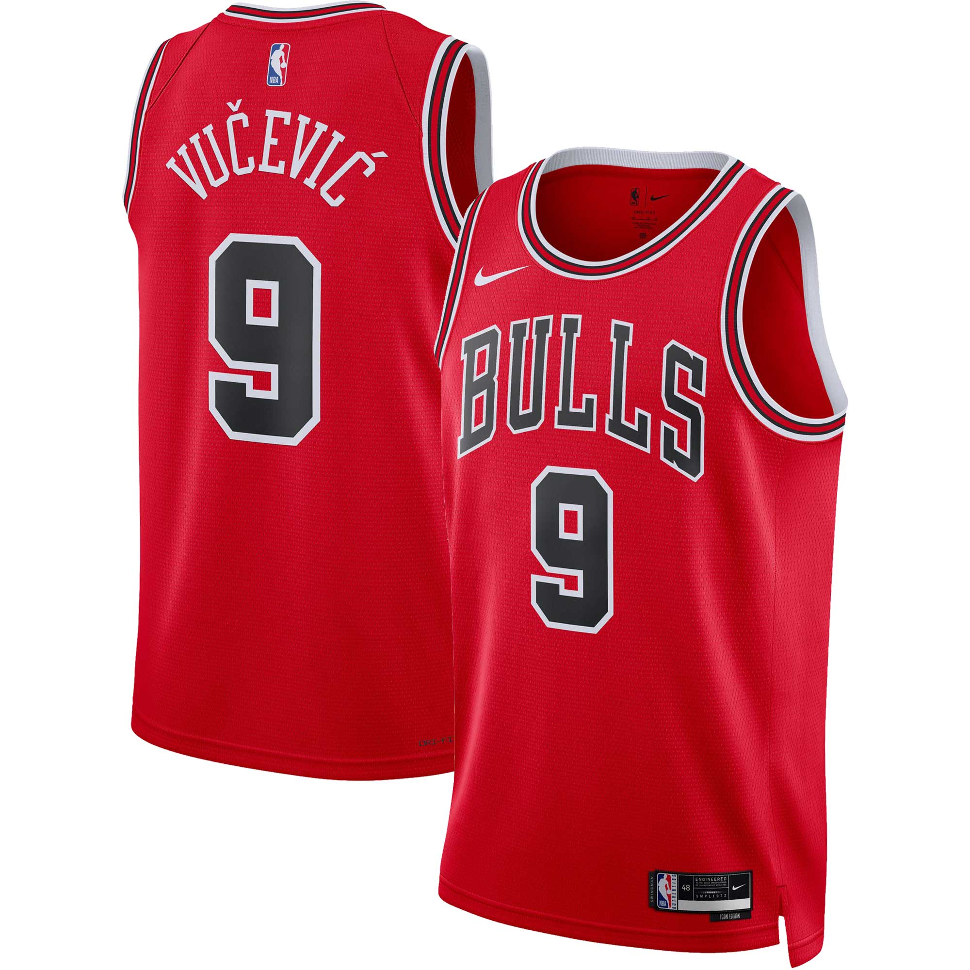 Nikola Vucevic Chicago Bulls Nike Unisex Swingman Jersey - Association Edition - Red