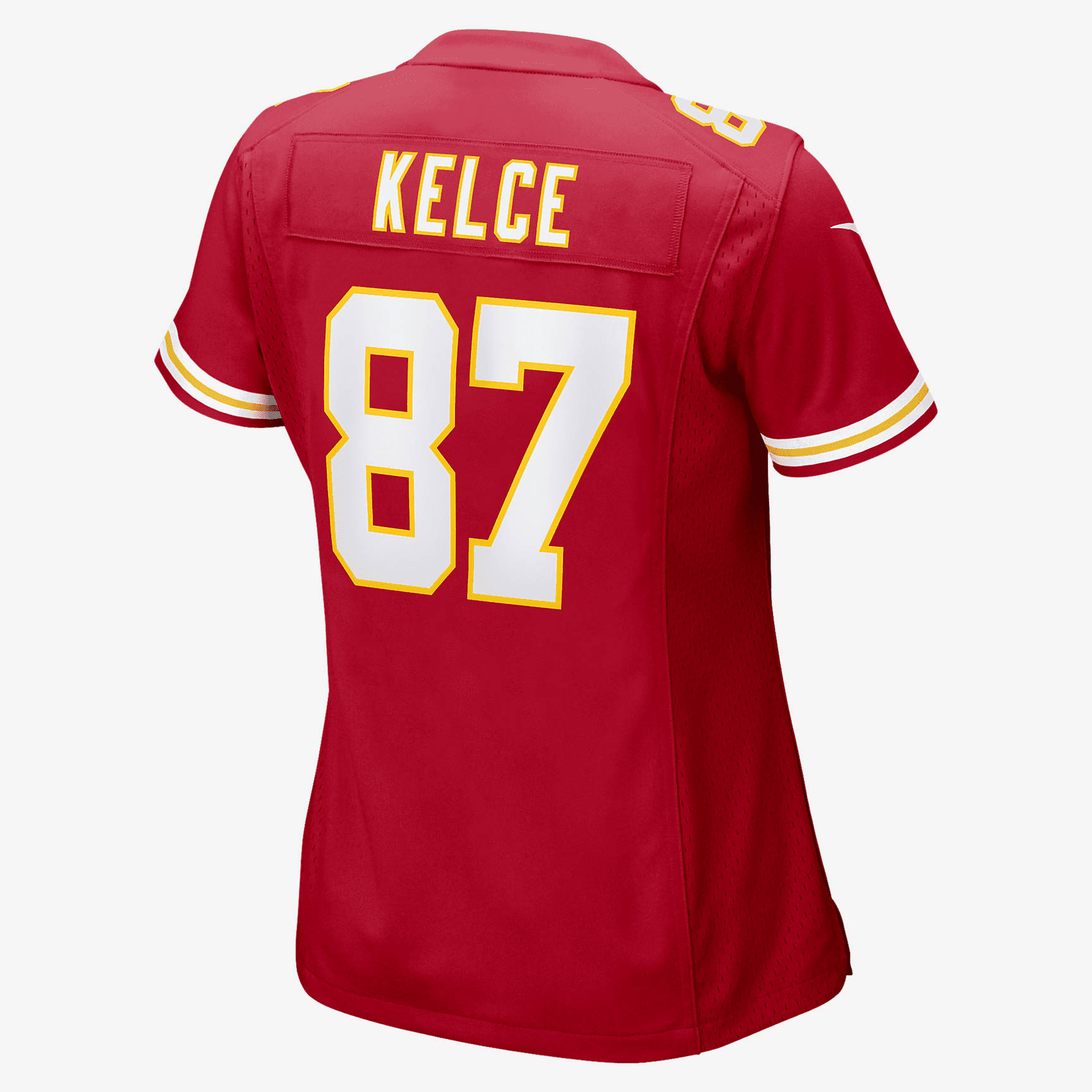 NFL Kansas City Chiefs Super Bowl LVII (Travis Kelce) Women's Game Football Jersey - Red