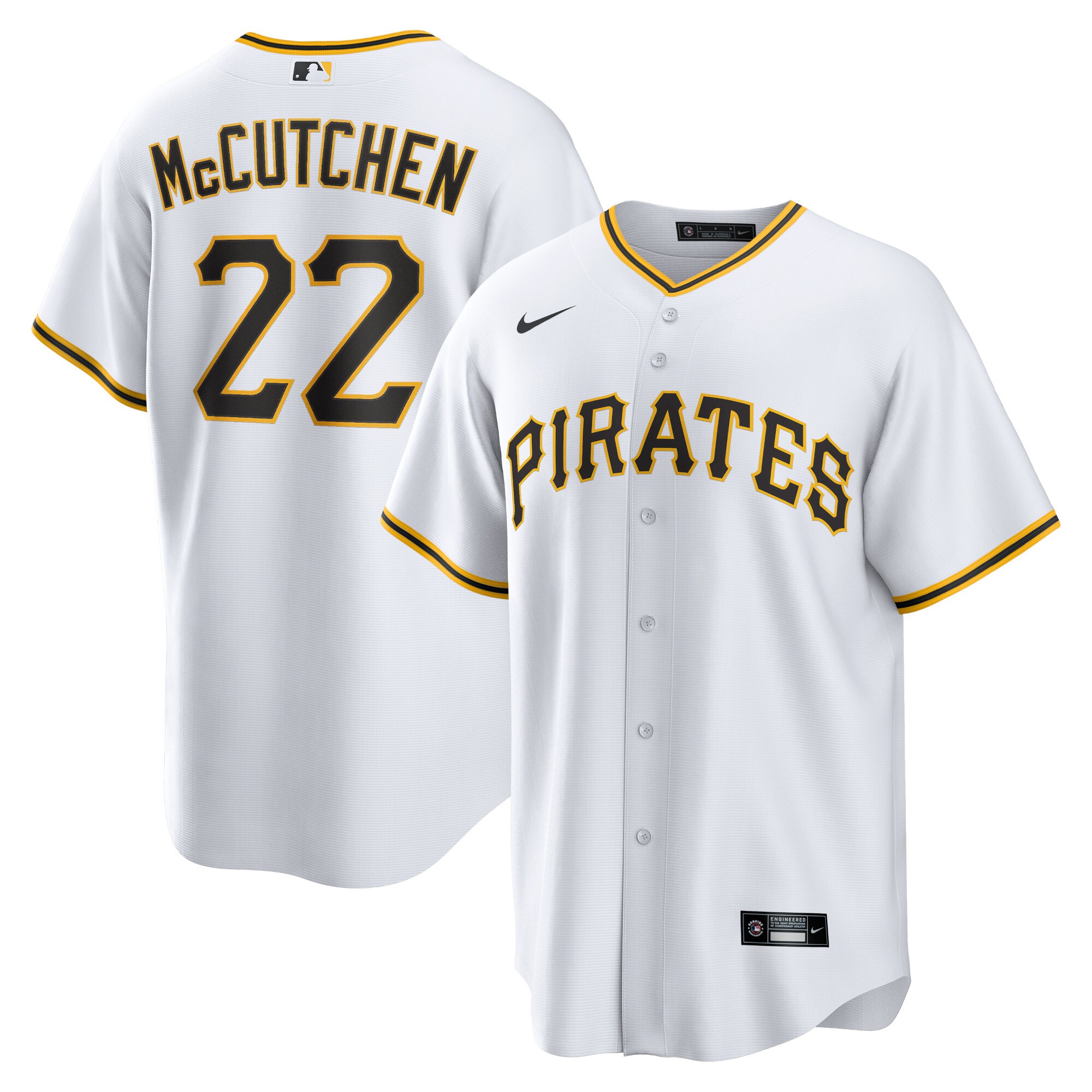 Andrew McCutchen Pittsburgh Pirates Nike Replica Player Jersey - White