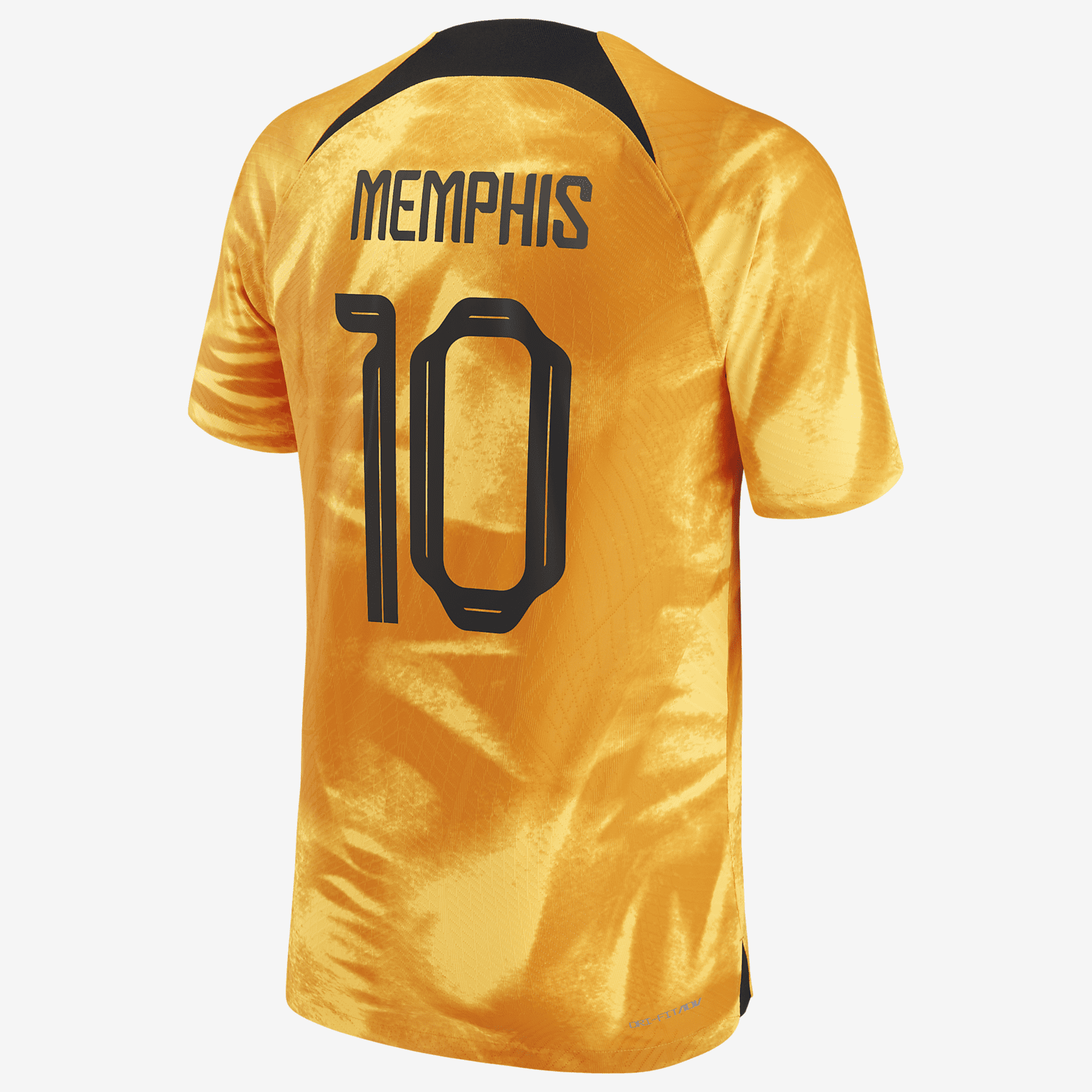 Netherlands National Team 2022/23 Vapor Match Home (Memphis Depay) Men's Nike Dri-FIT ADV Soccer Jersey - Orange