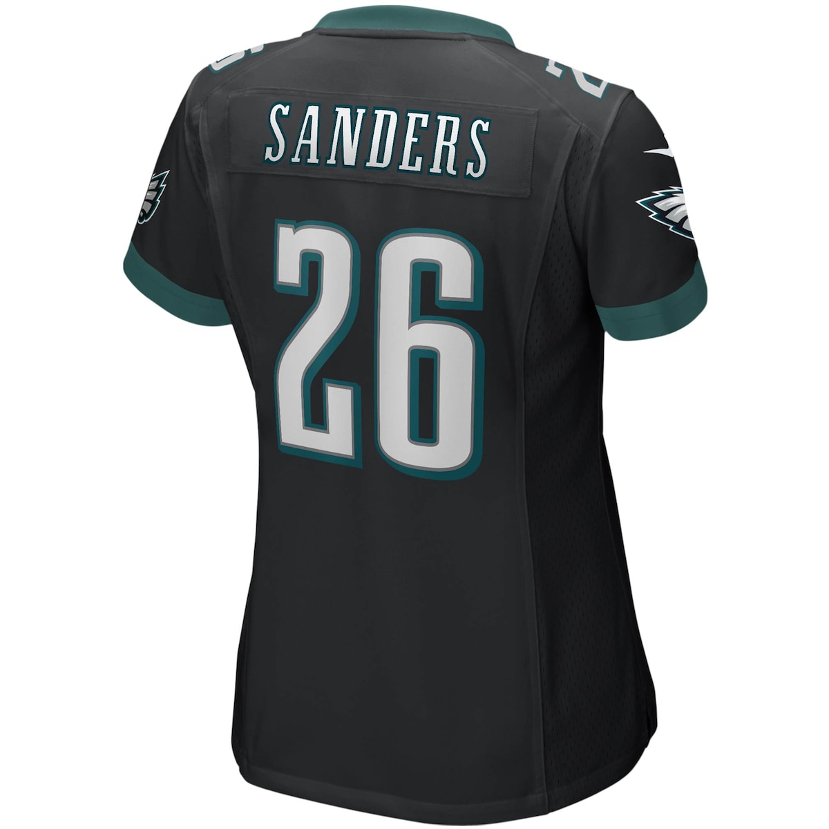 Women's Miles Sanders Nike Eagles Alternate Game Jersey - Black
