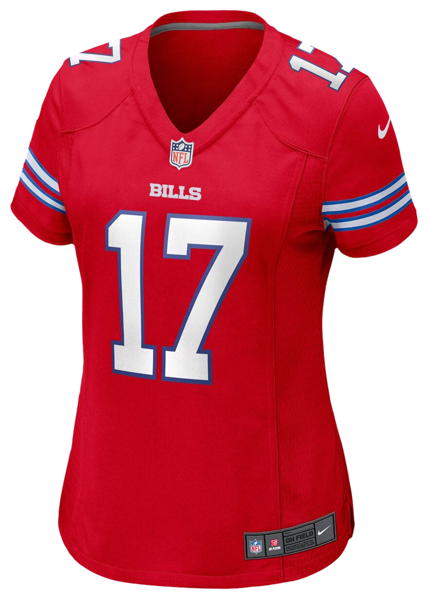 Women's Allen Josh Nike Bills Game Player Jersey - Red
