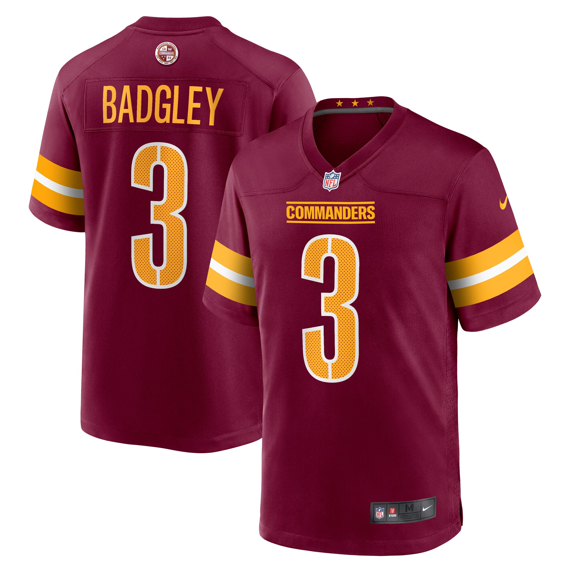 Michael Badgley Washington Commanders Nike  Game Jersey - Burgundy