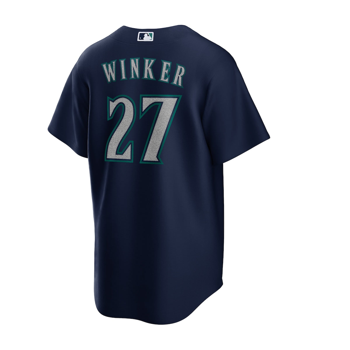 Men's Jesse Winker Nike Mariners Official Replica Jersey - Navy