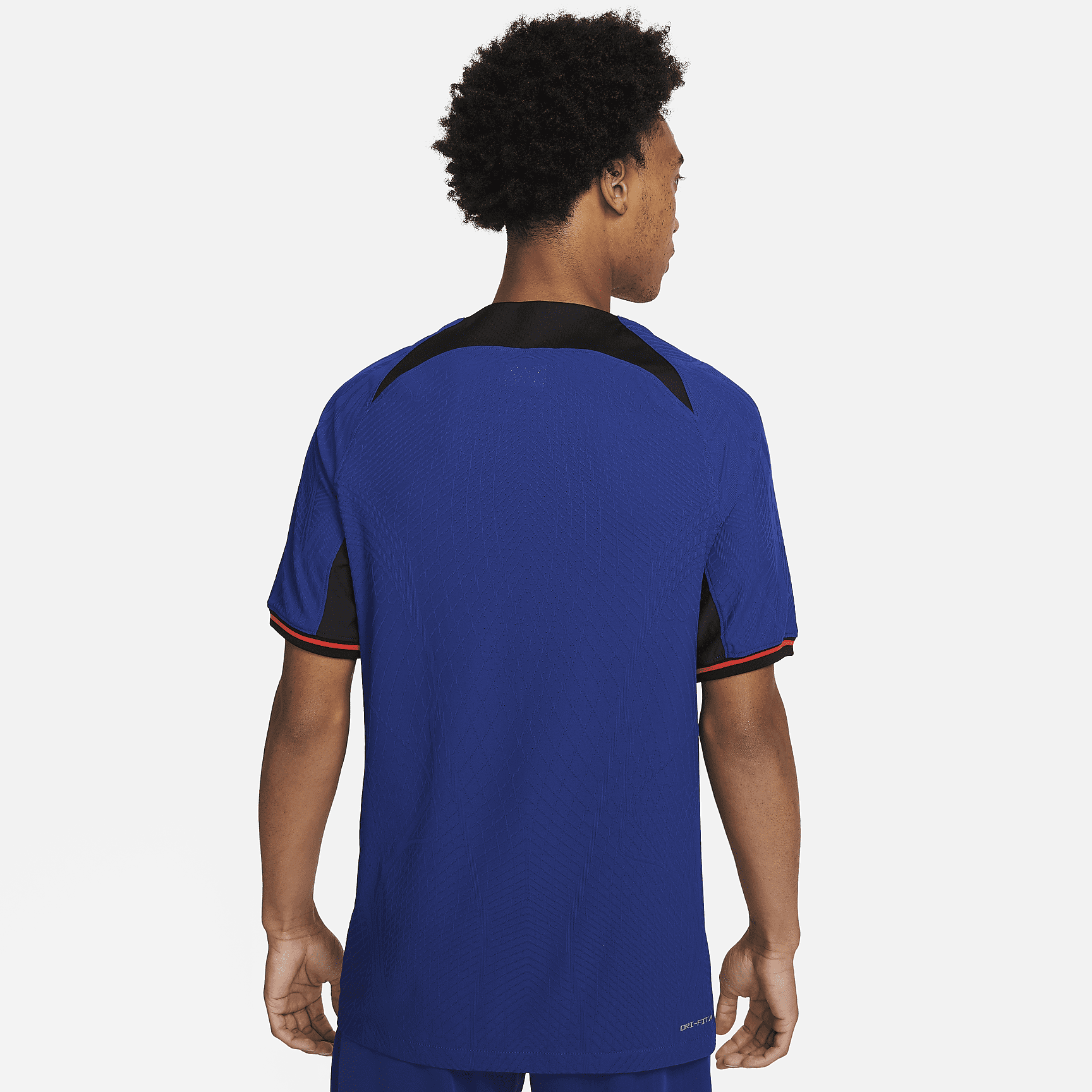 Netherlands 2022/23 Match Away Men's Nike Dri-FIT ADV Soccer Jersey - Deep Royal Blue/Black/Habanero Red