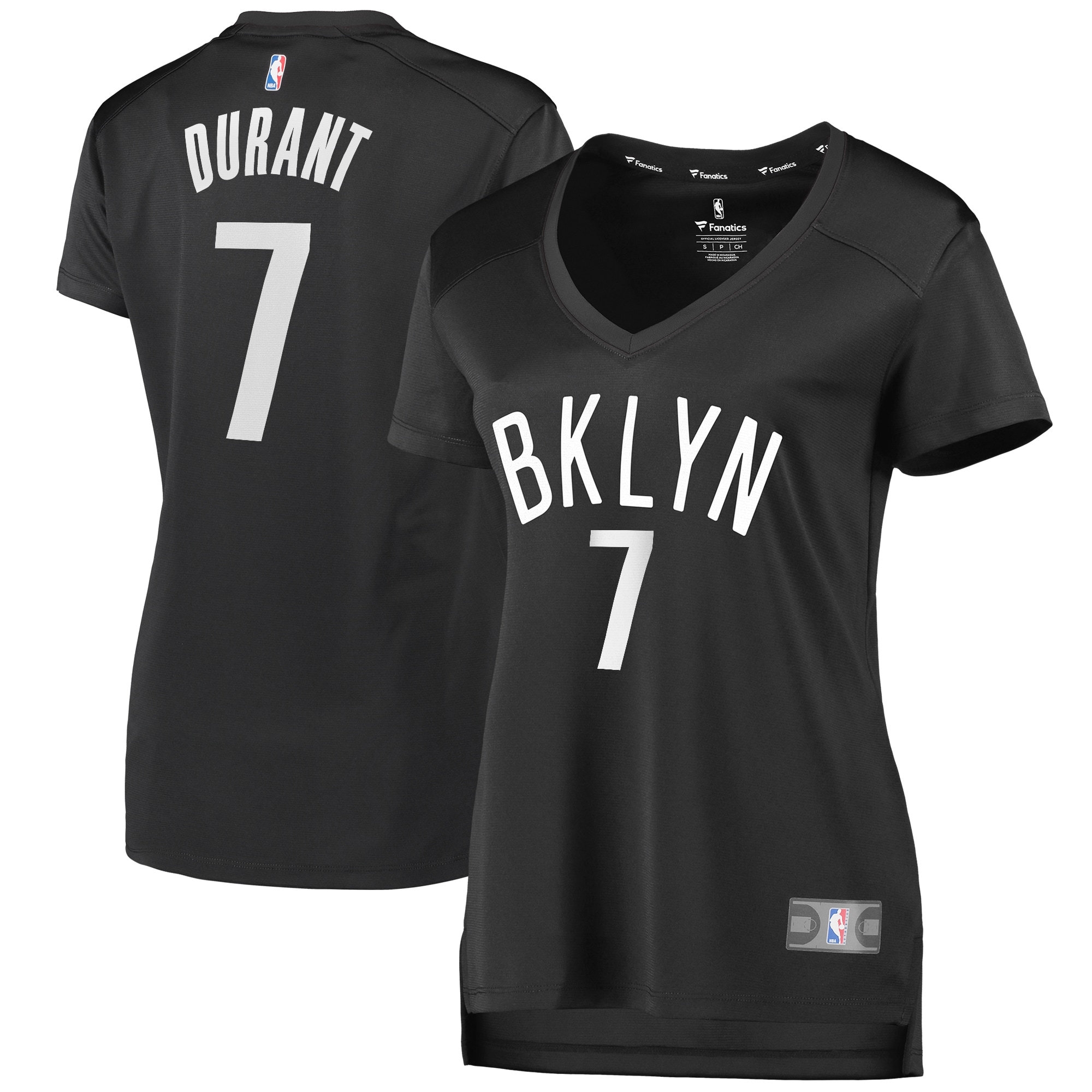 Kevin Durant Brooklyn Nets Fanatics Branded Women's Fast Break Player Jersey - Statement Edition - Charcoal
