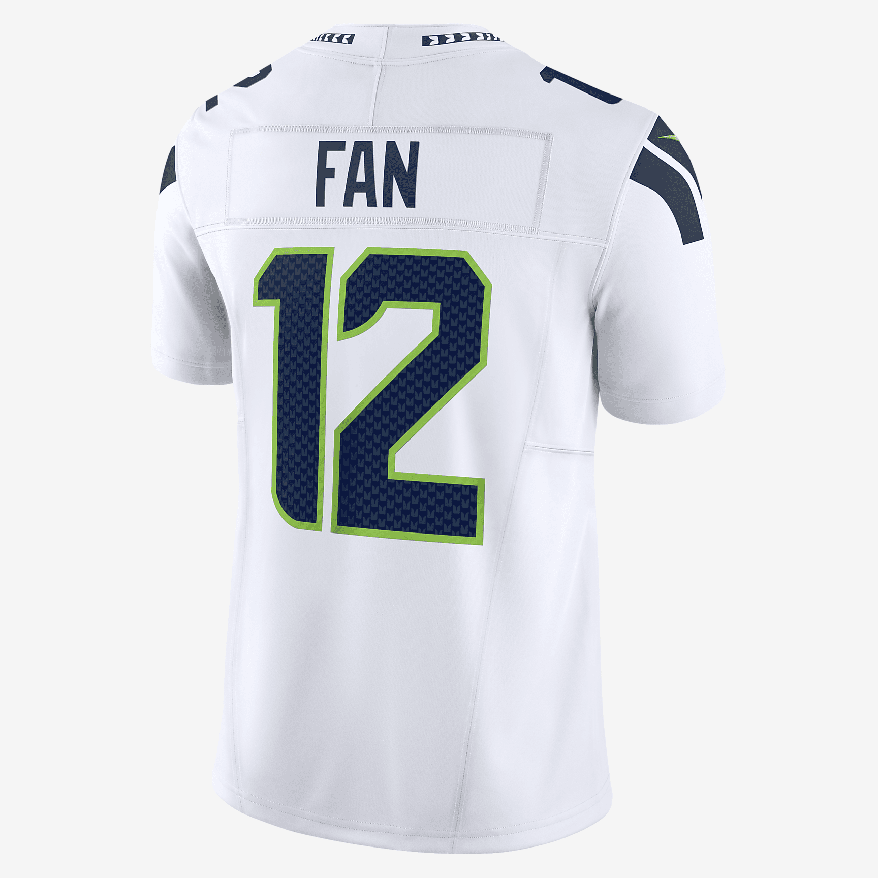 12th Fan Seattle Seahawks Men's Nike Dri-FIT NFL Limited Football Jersey - White