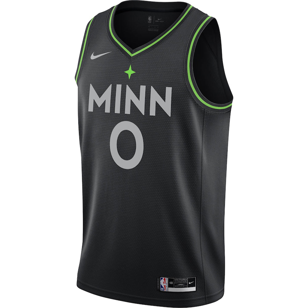 Mens Minnesota Timberwolves D'Angelo Russell City Edition Jersey Black