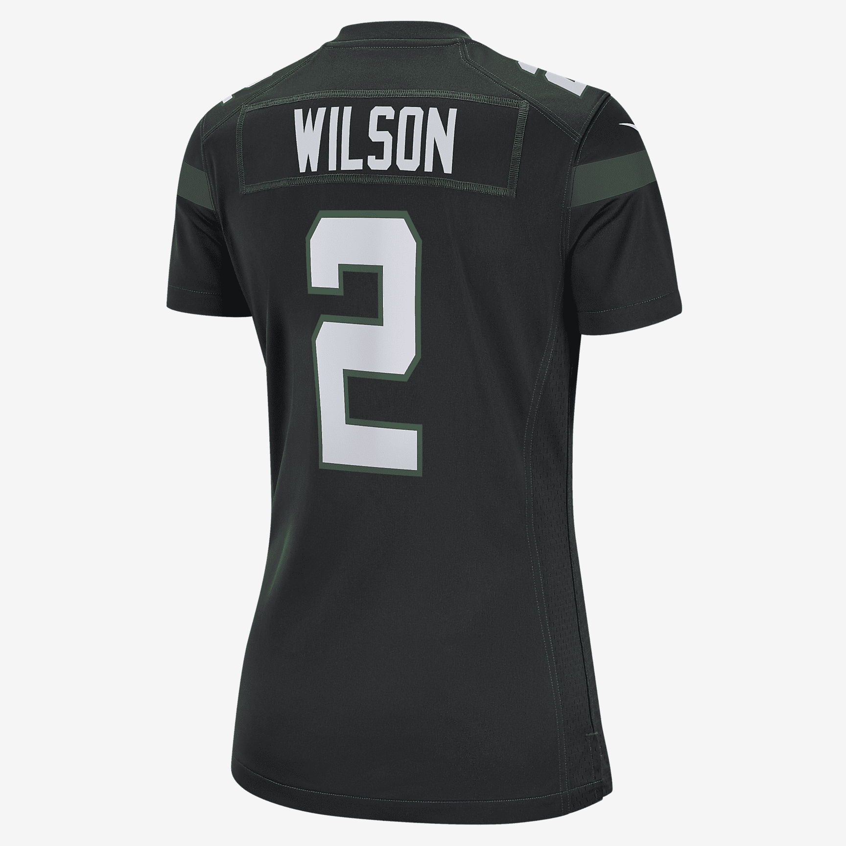 NFL New York Jets (Zach Wilson) Women's Game Football Jersey - Black