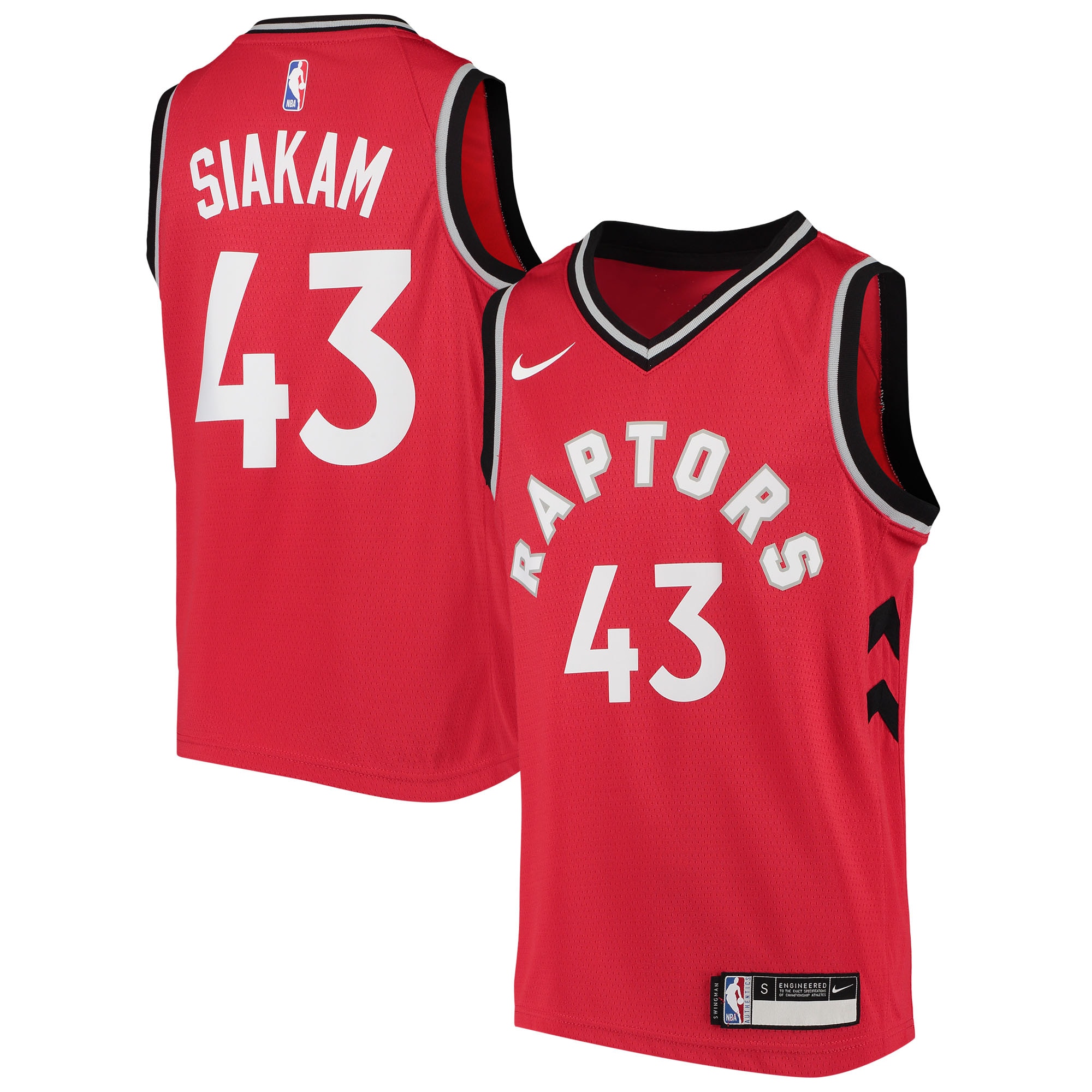 Pascal Siakam Toronto Raptors Nike Youth Swingman Jersey - Icon Edition - Red