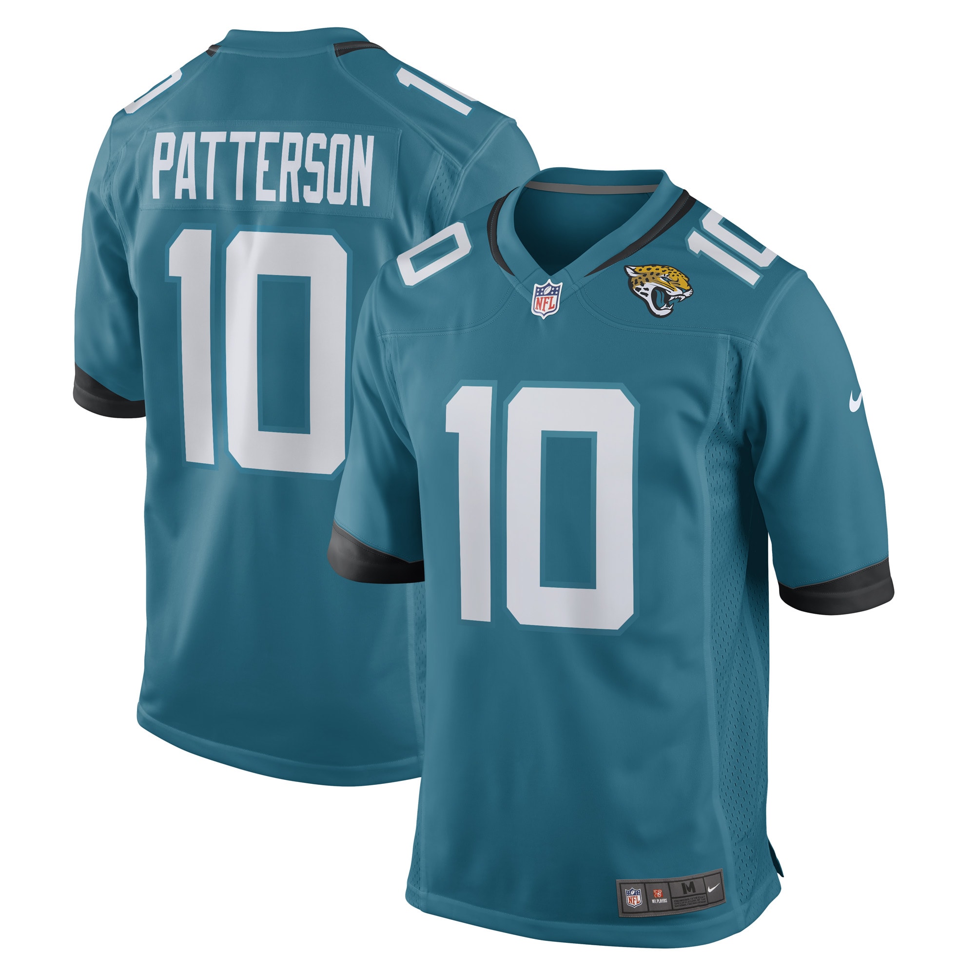 Riley Patterson Jacksonville Jaguars Nike Game Player Jersey - Teal