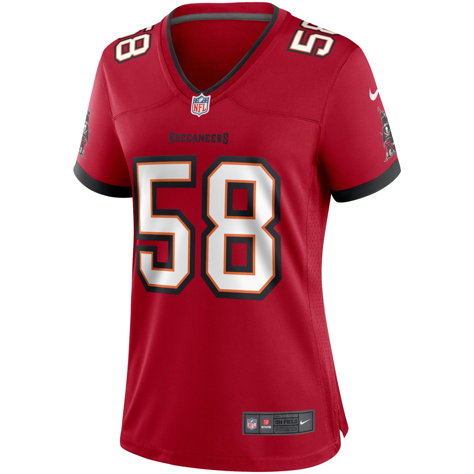Women's Nike Shaquil Barrett Red Tampa Bay Buccaneers Game Jersey