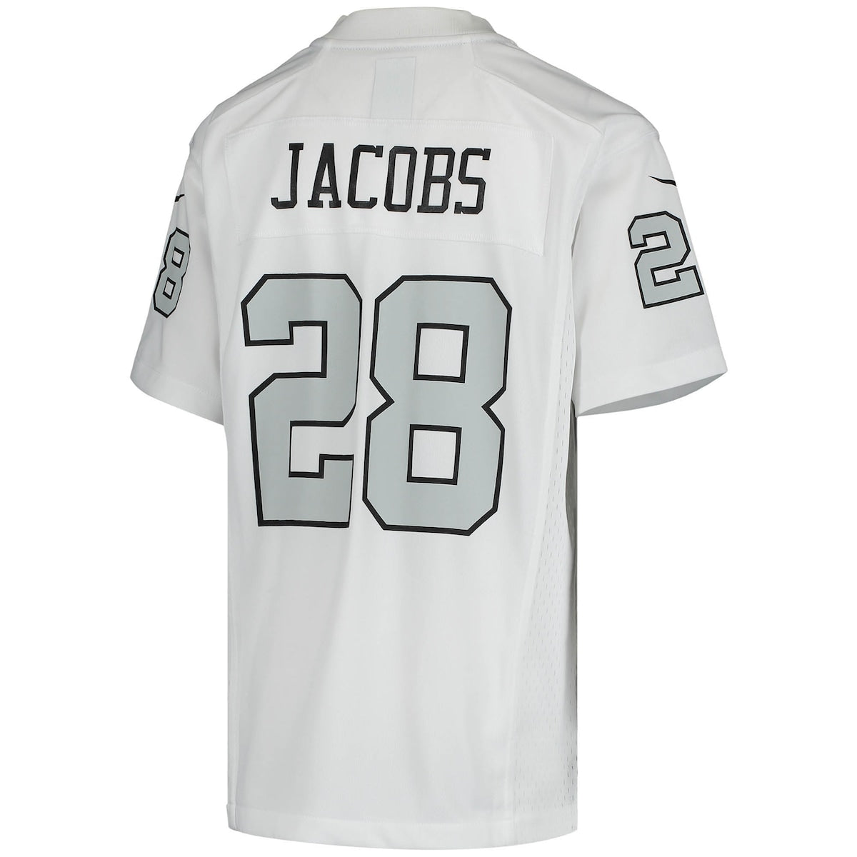 Boys' Grade School Josh Jacobs Nike Raiders Game Jersey - White