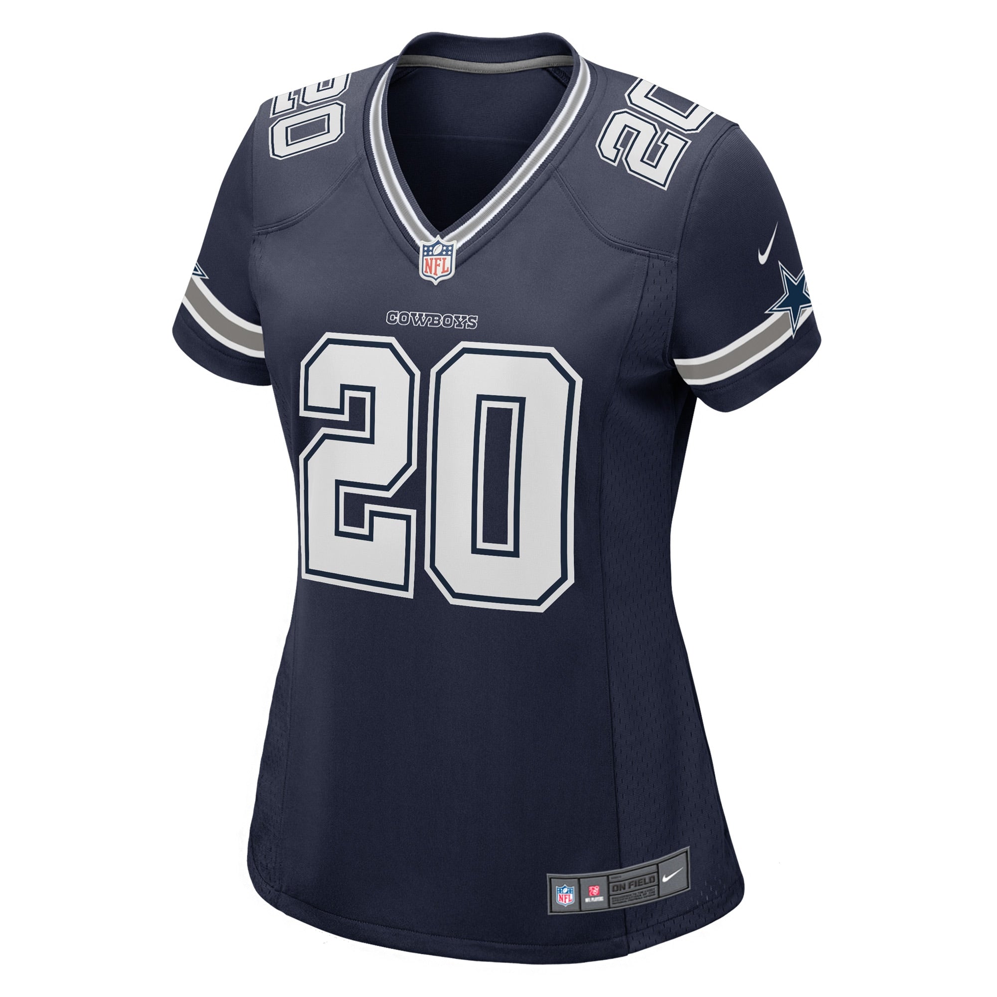 Women's Nike Tony Pollard Navy Dallas Cowboys Game Player Jersey