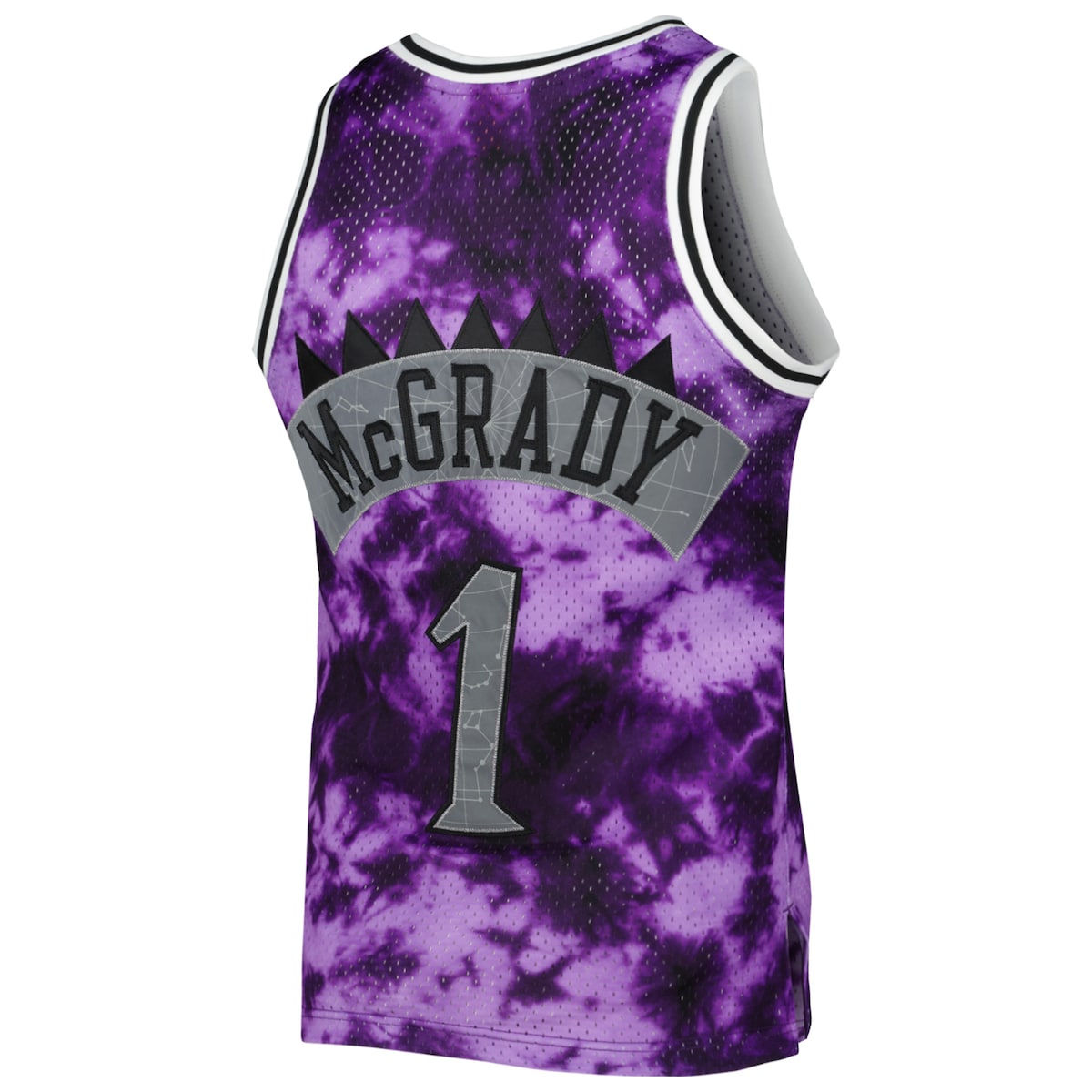 Men's Tracy McGrady Mitchell & Ness Raptors 1998/99 Galaxy Swingman Jersey - Purple