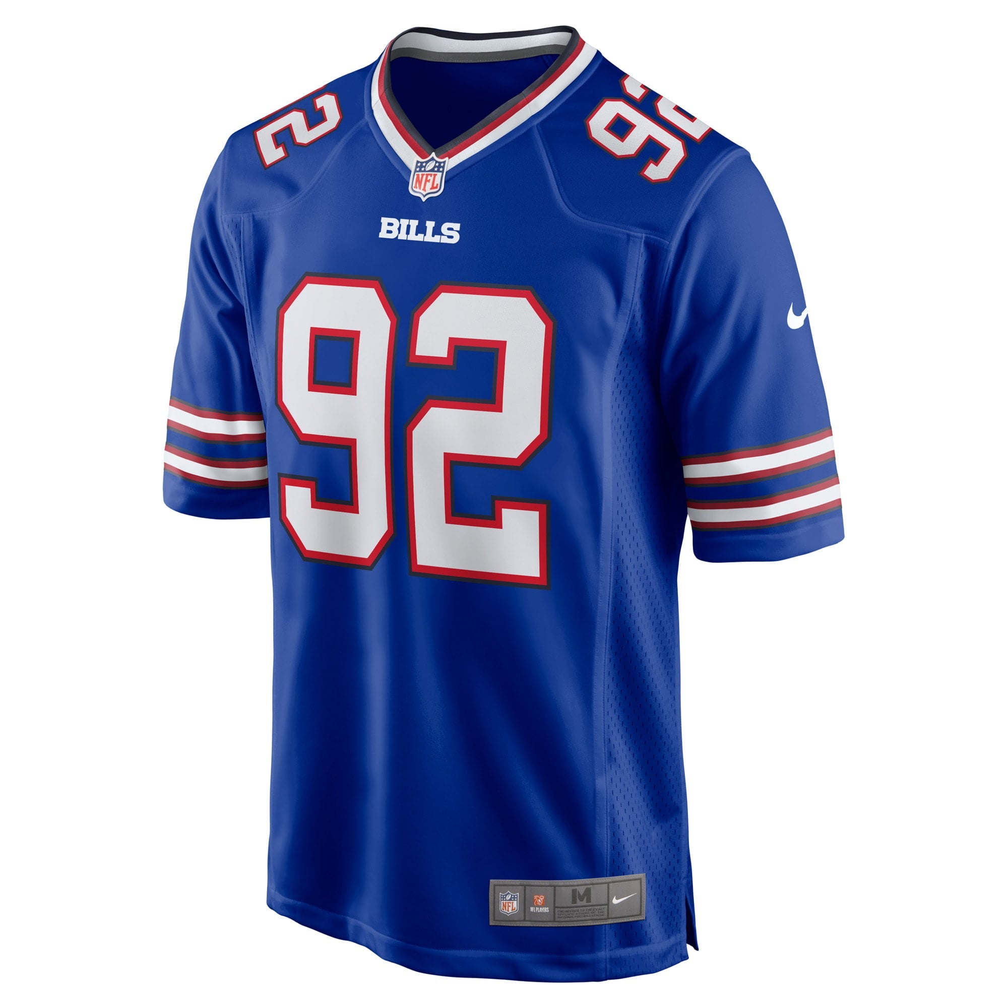 Men's Nike DaQuan Jones Royal Buffalo Bills Game Player Jersey