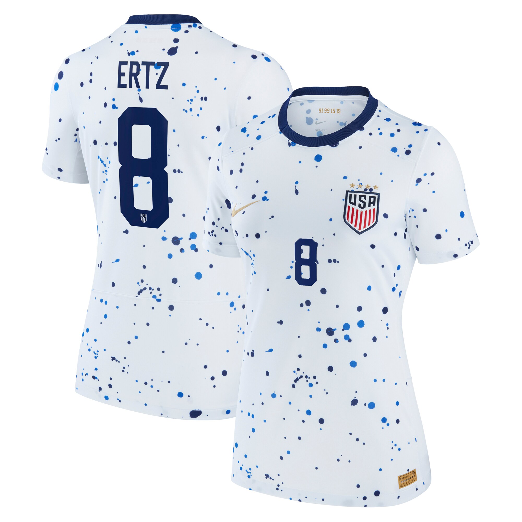 Julie Ertz USWNT Nike Women's 2023 Home Replica Player Jersey - White