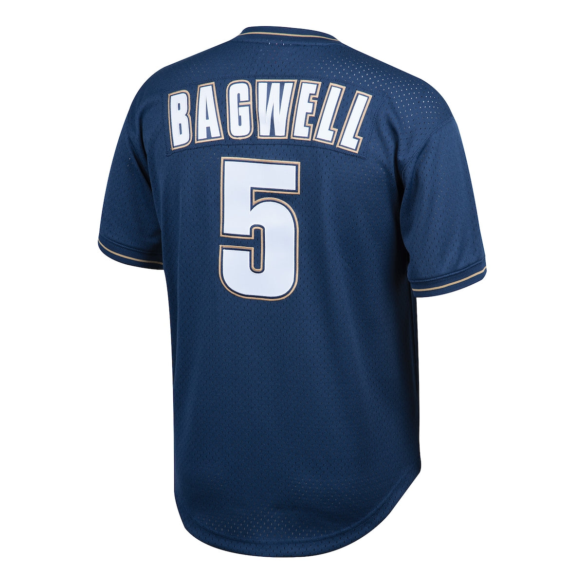 Boys' Grade School Jeff Bagwell Mitchell & Ness Astros Cooperstown Mesh Batting Practice Jersey - Navy