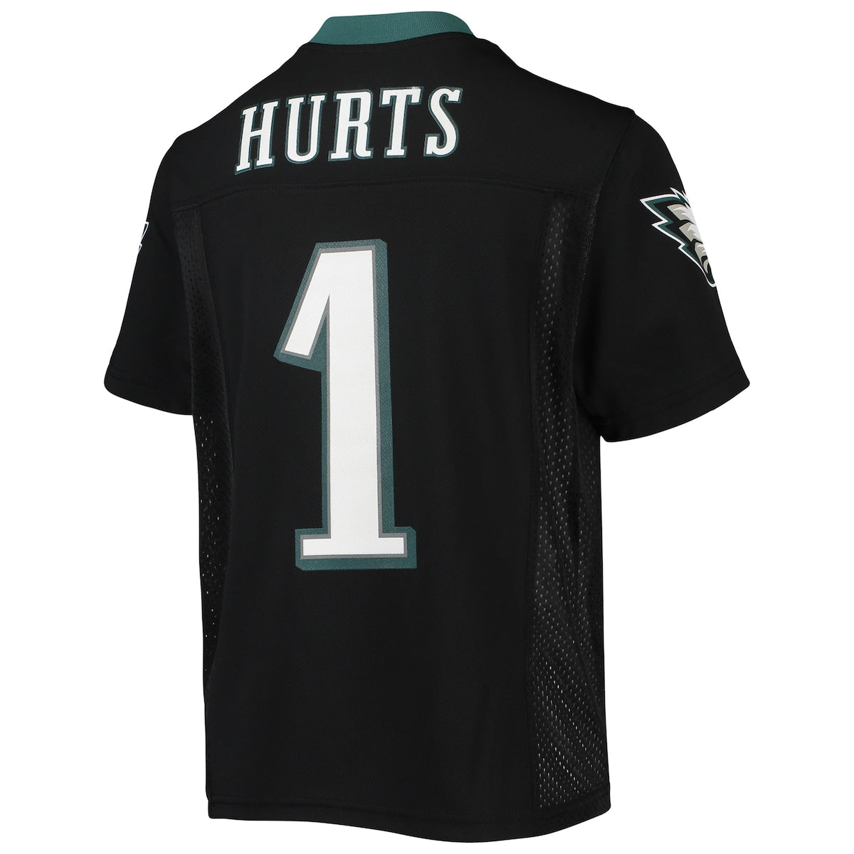 Boys' Grade School Jalen Hurts Outerstuff Eagles Replica Jersey - Black
