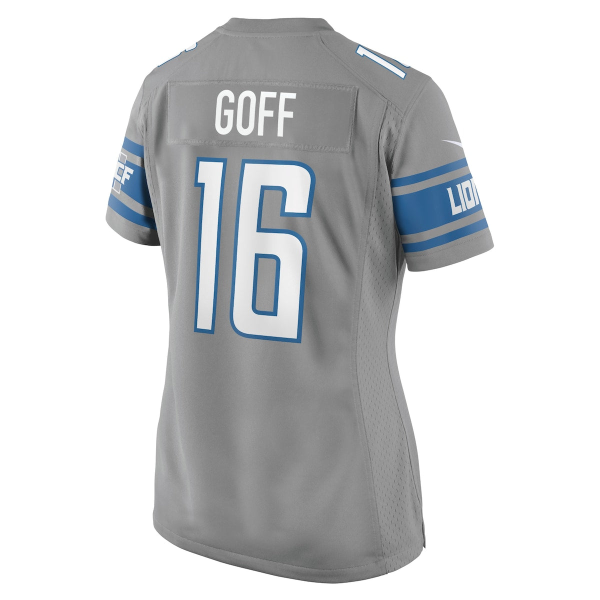 Women's Jared Goff Nike Lions Game Jersey - Silver