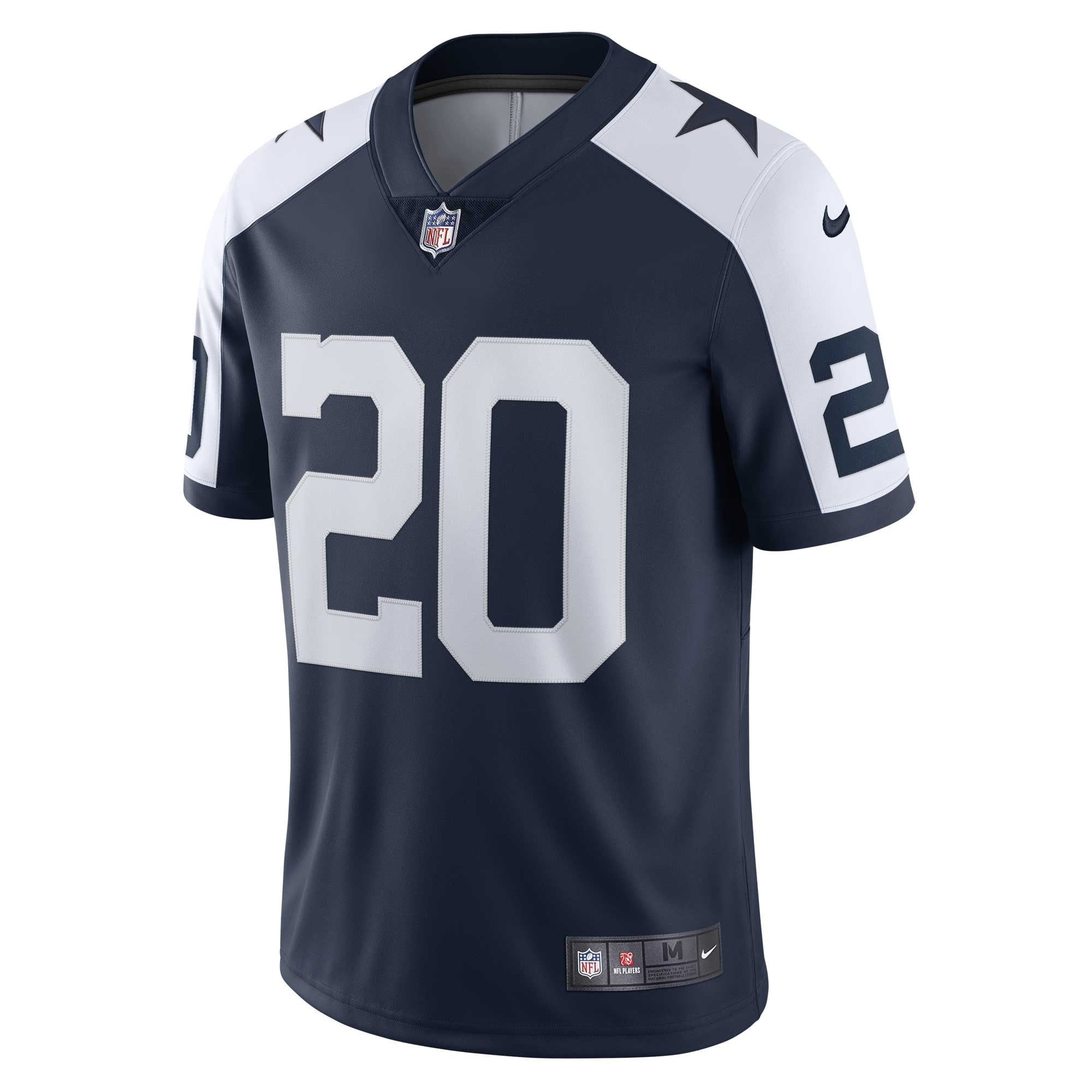 Men's Nike Tony Pollard Navy Dallas Cowboys Alternate Vapor Limited Player Jersey