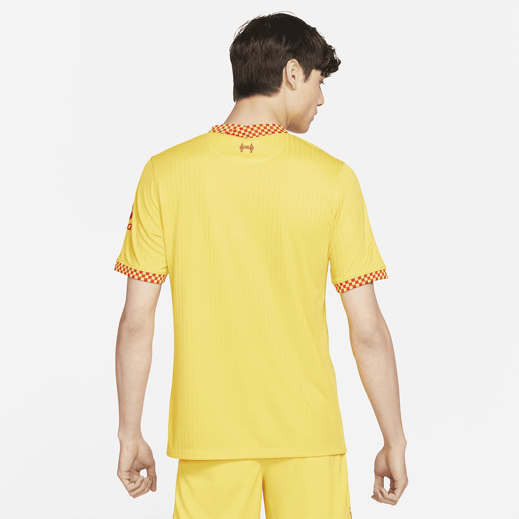 Liverpool FC 2021/22 Stadium Third Men's Nike Dri-FIT Soccer Jersey - Chrome Yellow/Rush Red