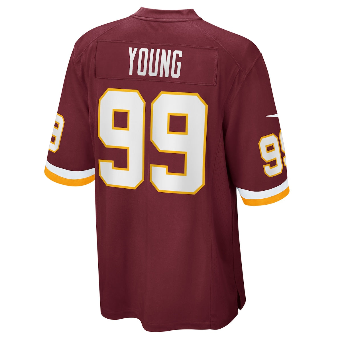 Men's Chase Young Nike Commanders Alternate Game Jersey - Maroon