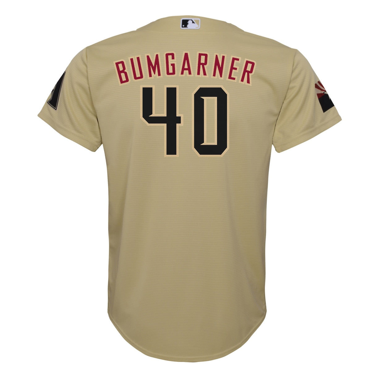 Boys' Grade School Madison Bumgarner Nike Diamondbacks Sand City Connect Replica Jersey - Gold