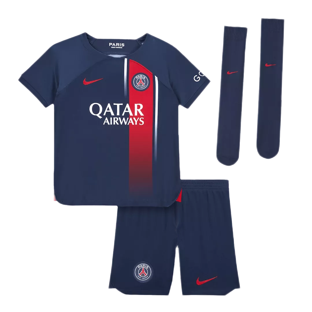 23/24 Youth PSG Home Jersey Kids Kit