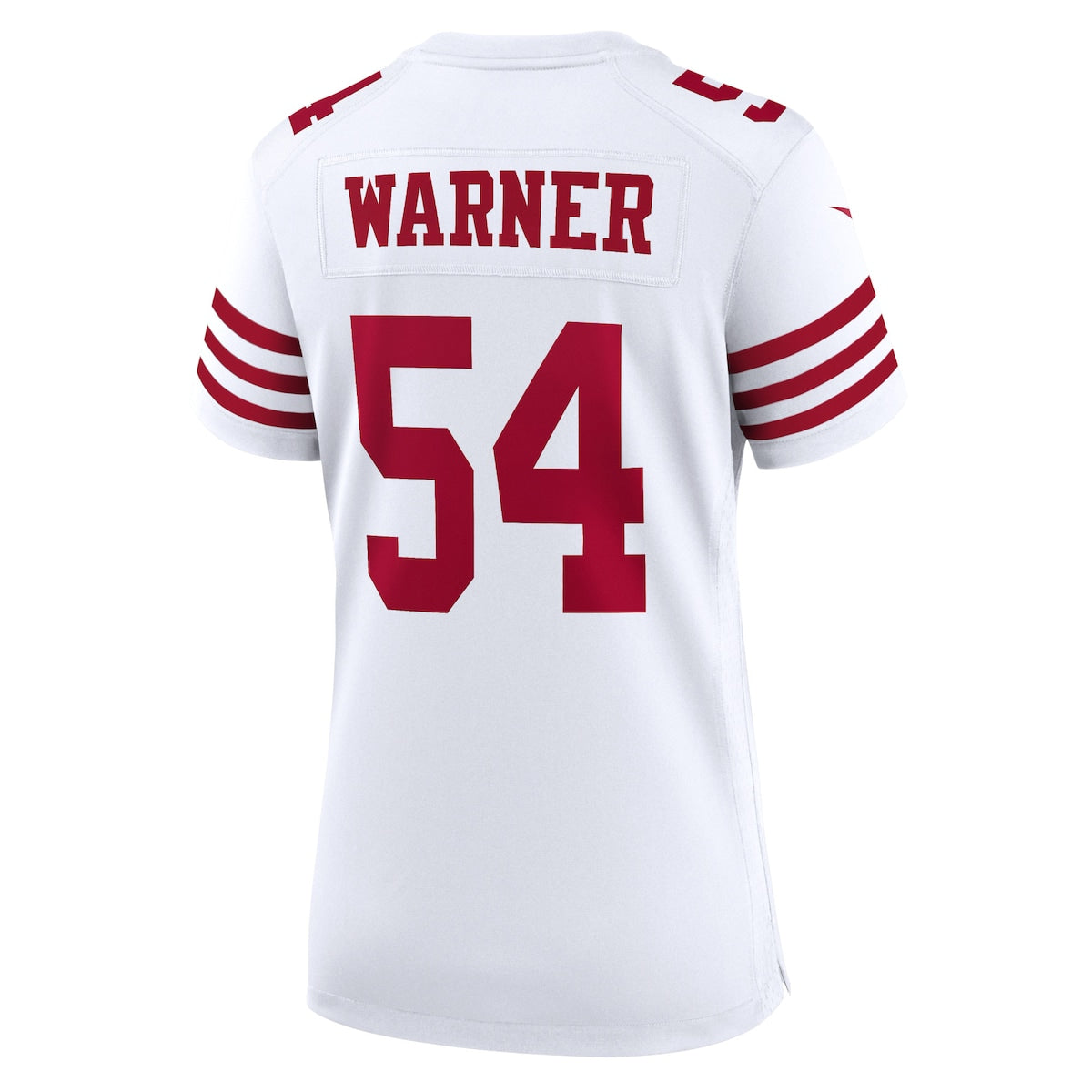 Women's Fred Warner Nike 49ers Game Player Jersey - White