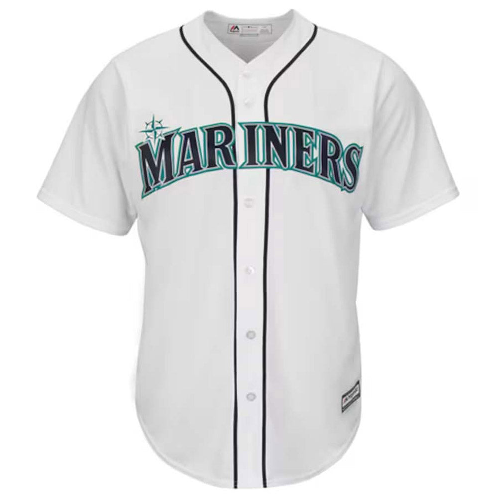 Men's Seattle Mariners Felix Hernandez Replica Home Jersey - White