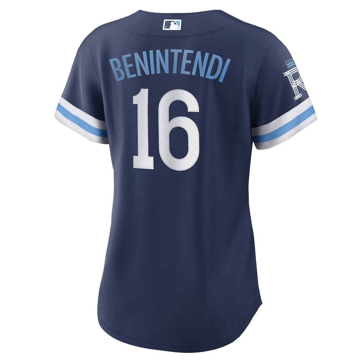 Women's Andrew Benintendi Nike Royals 2022 City Connect Replica Jersey - Navy
