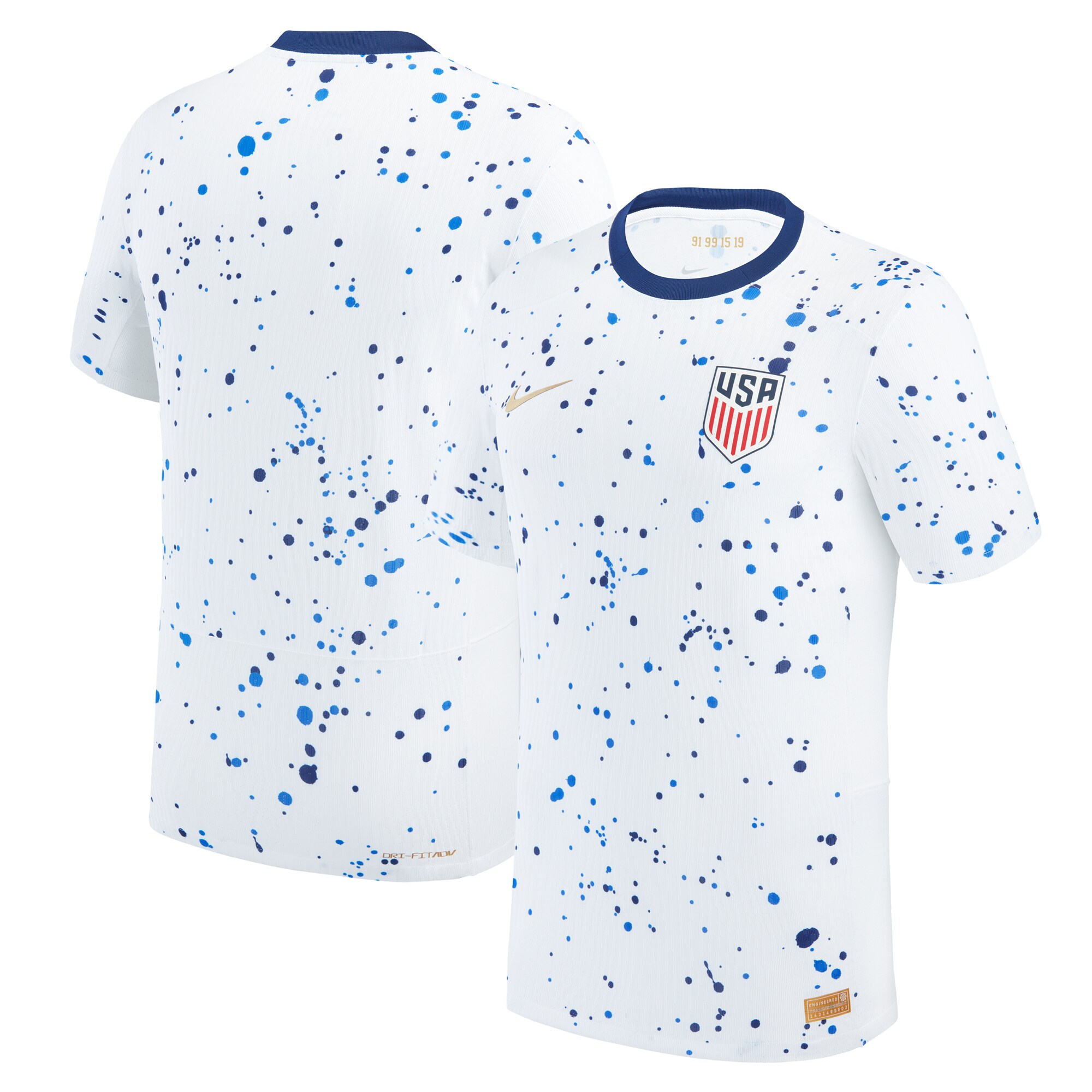 USMNT Nike 2023 Home Authentic Jersey - White