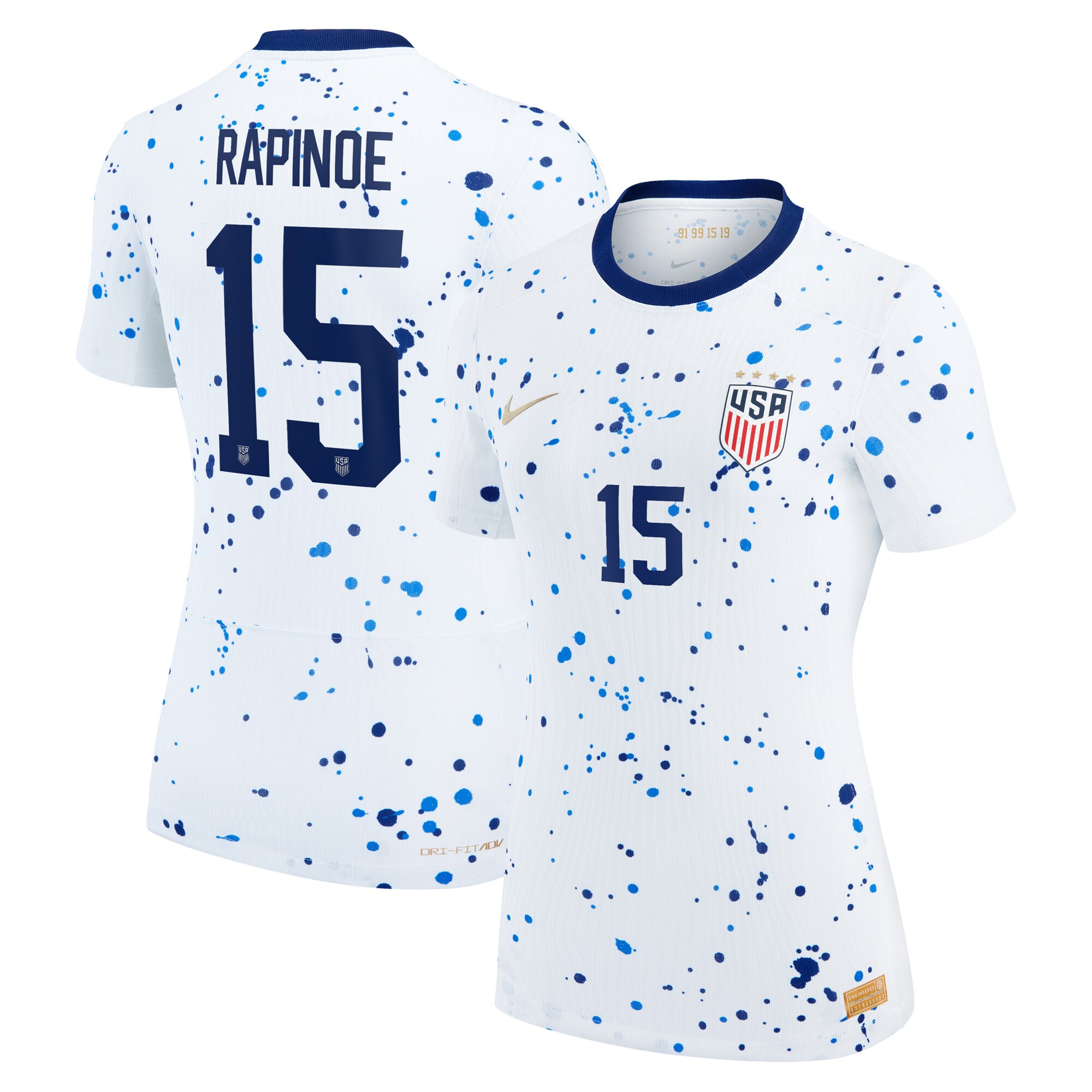 Megan Rapinoe USWNT Nike Women's 2023 Home Authentic Jersey - White