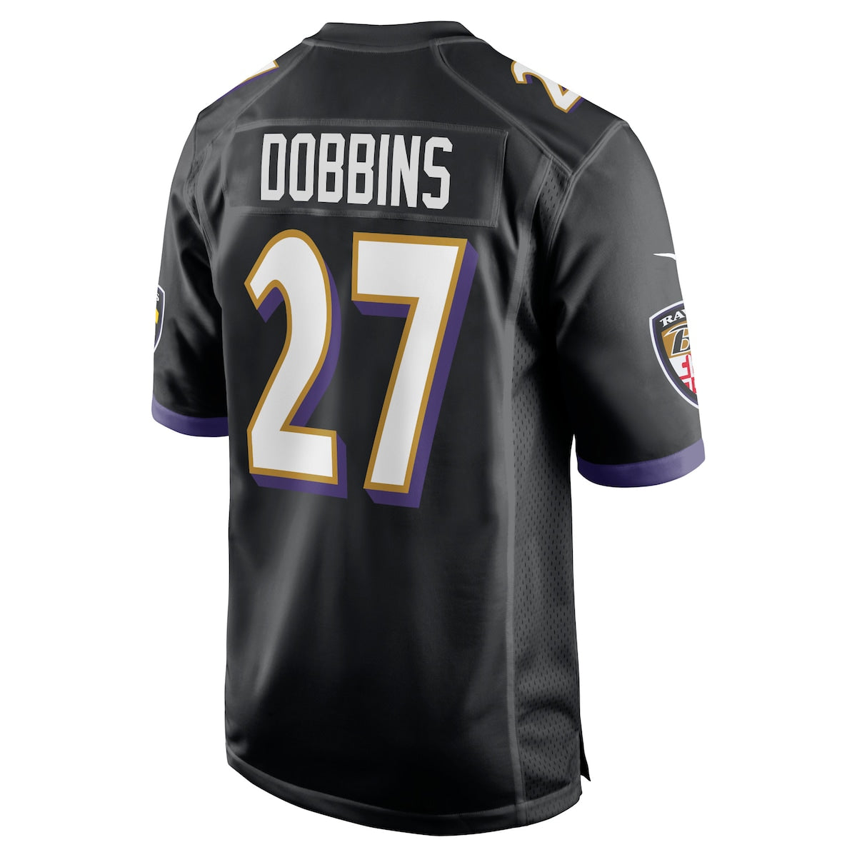 Men's J.K. Dobbins Nike Ravens Game Jersey - Black