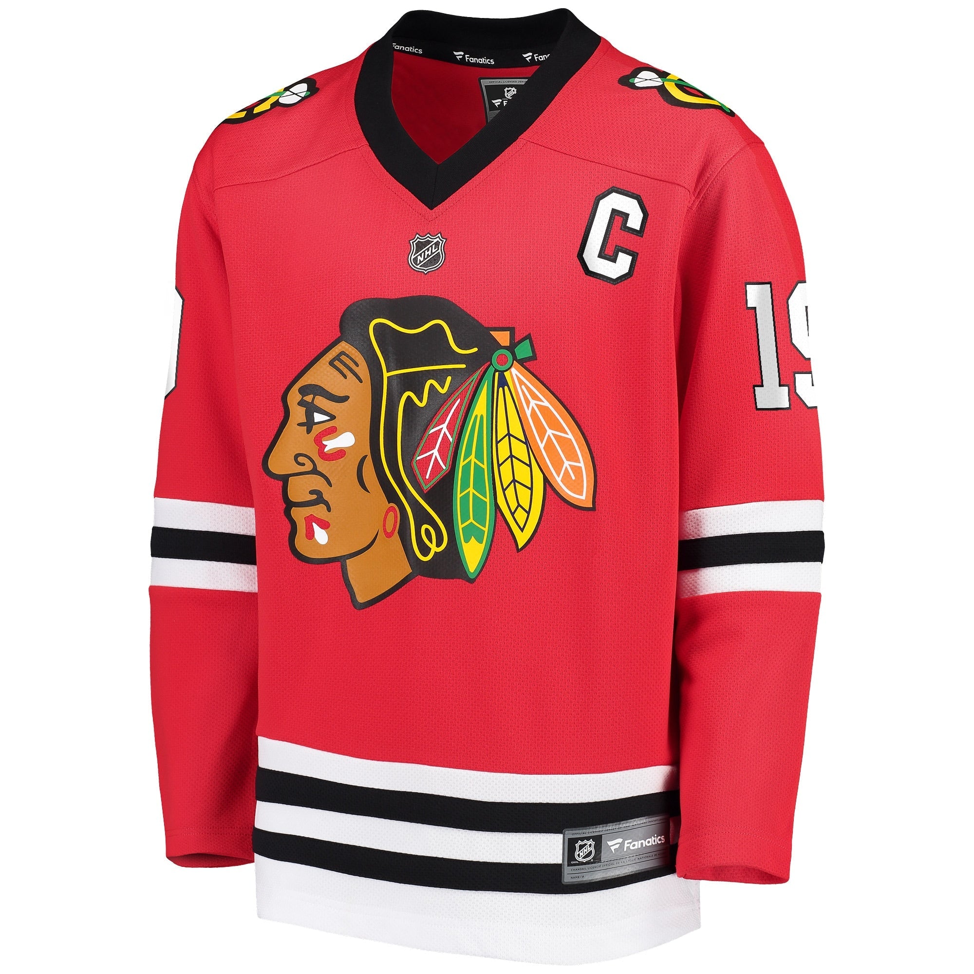 Youth Fanatics Branded Jonathan Toews Red Chicago Blackhawks Replica Player Jersey
