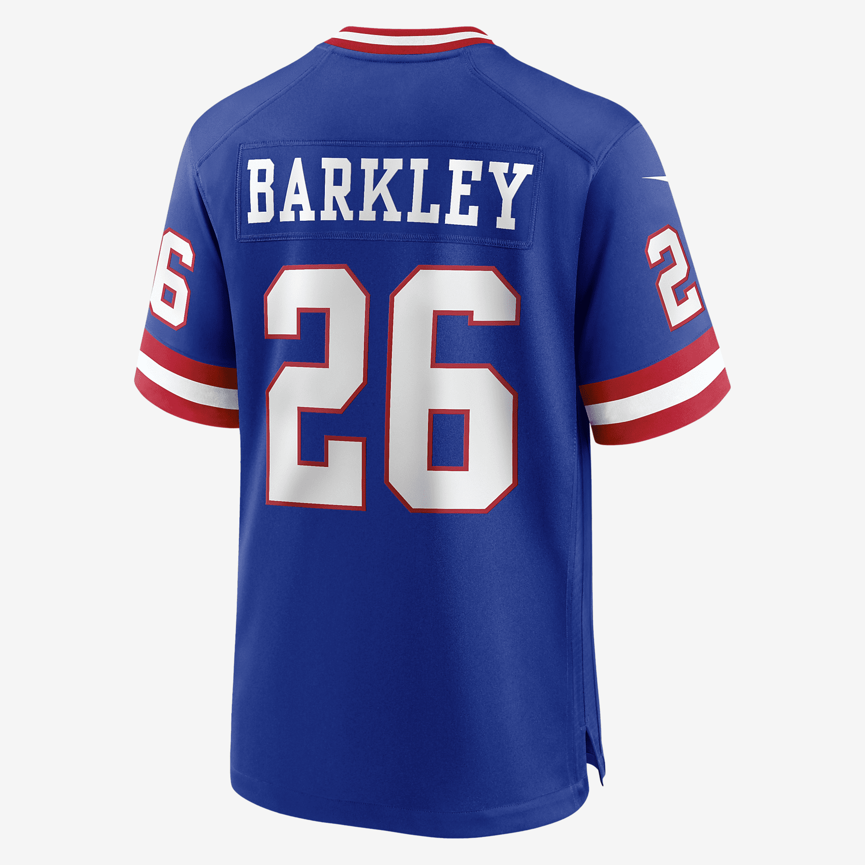 NFL New York Giants (Saquon Barkley) Men's Game Football Jersey - Blue