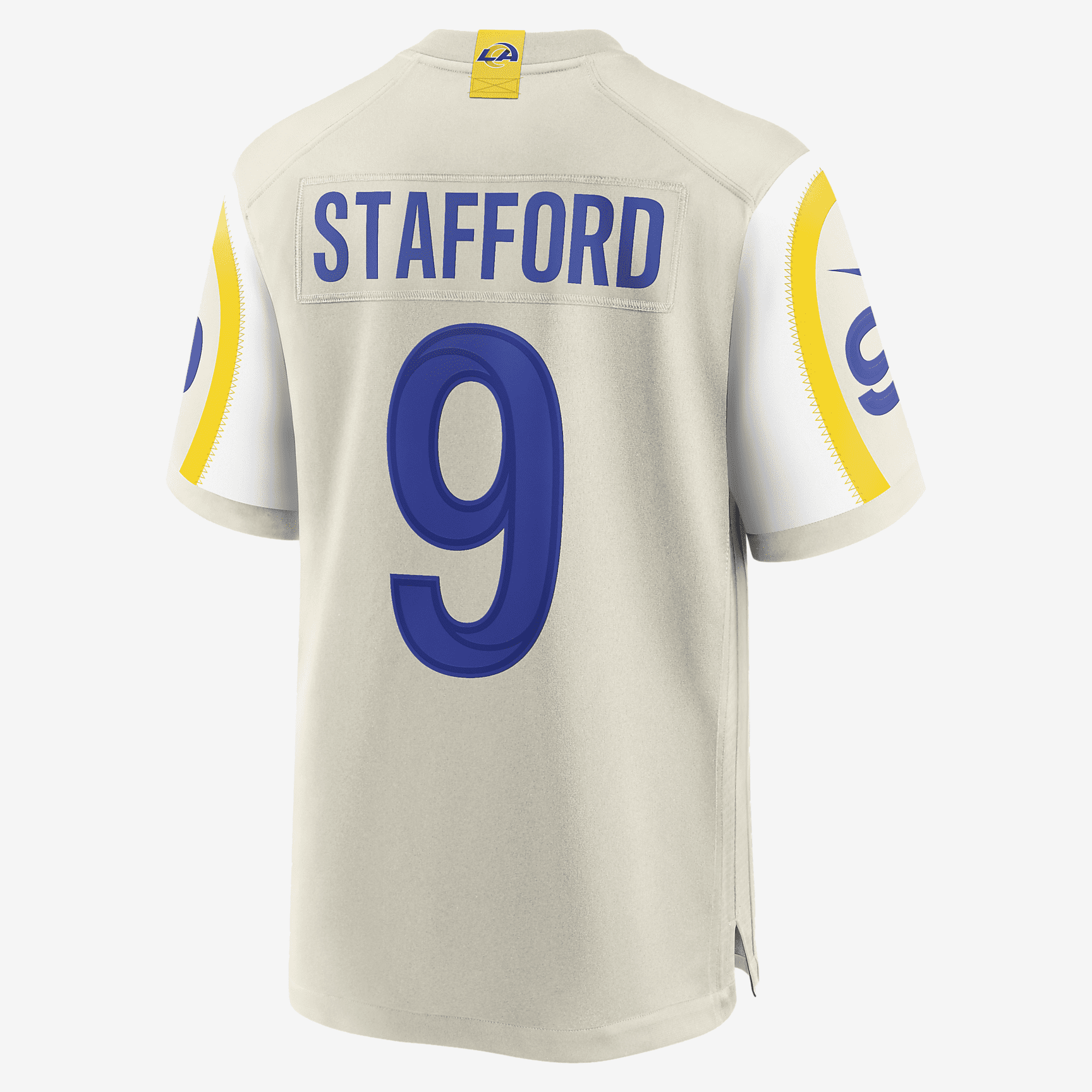 NFL Los Angeles Rams (Matthew Stafford) Men's Game Football Jersey - Cream