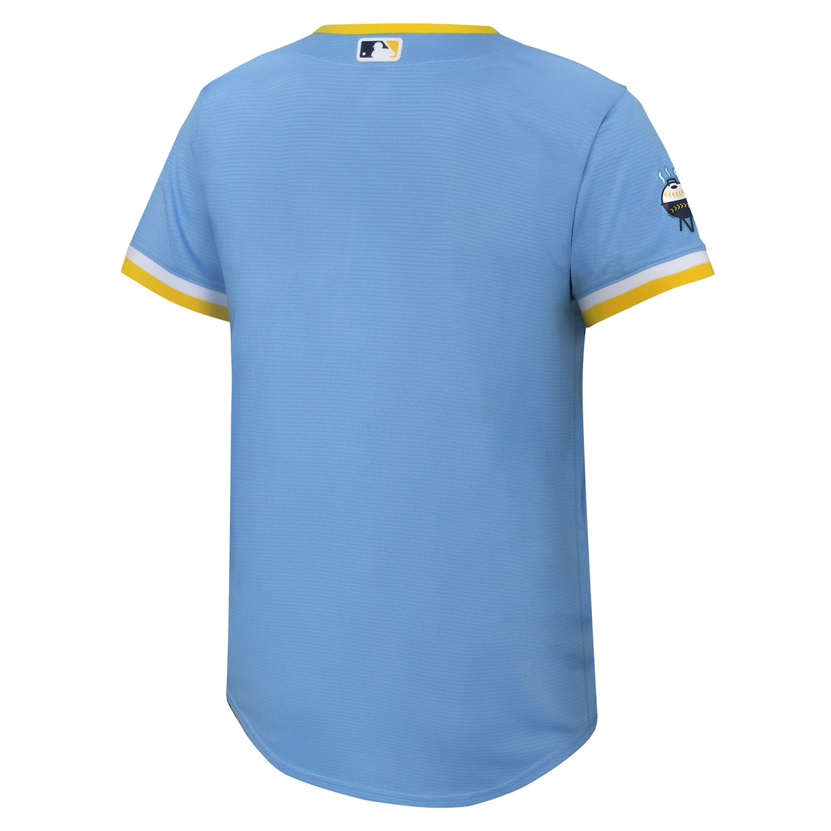 Youth  Nike Brewers 2022 City Connect Replica Team Jersey - Light Blue