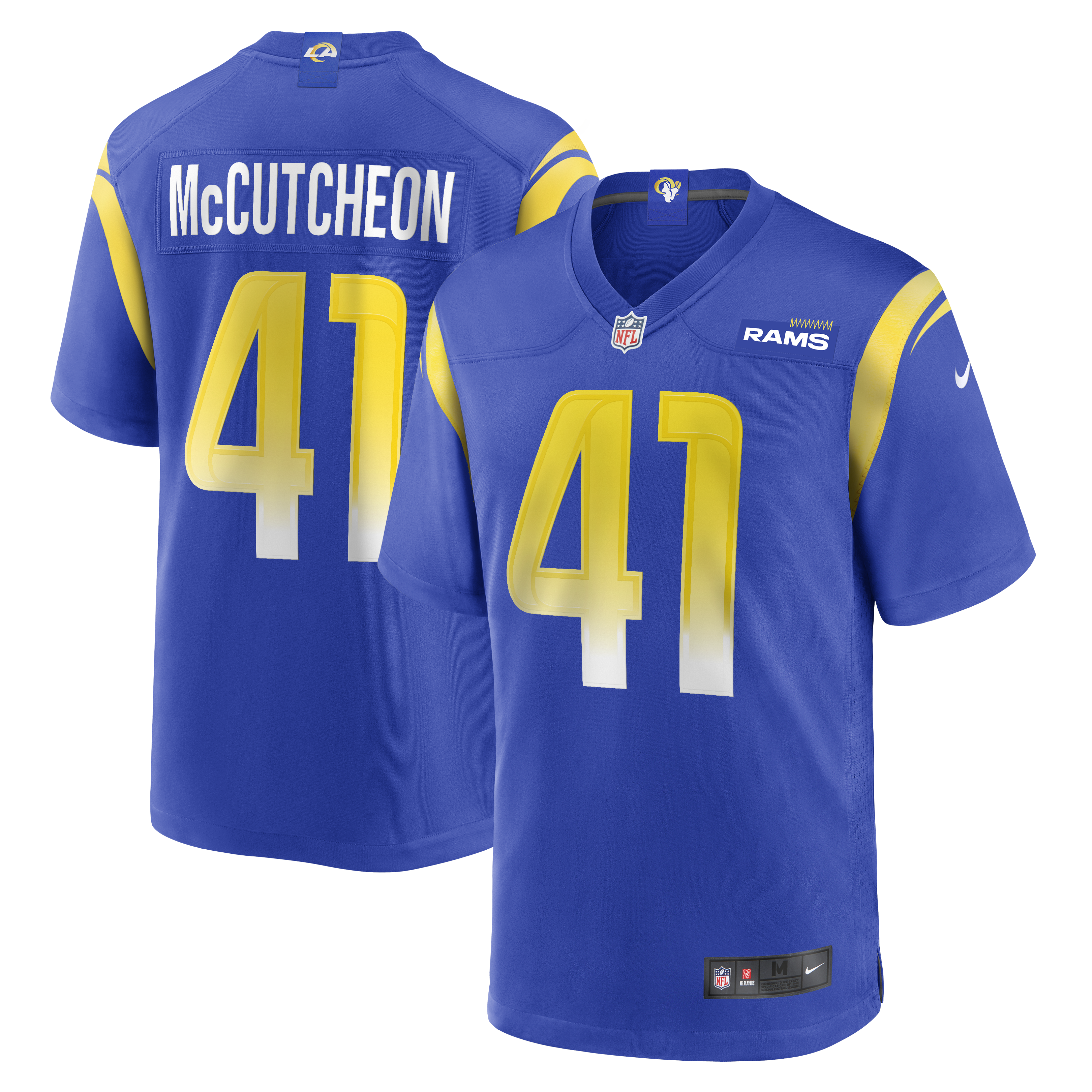 Cameron McCutcheon Los Angeles Rams Nike  Game Jersey - Royal