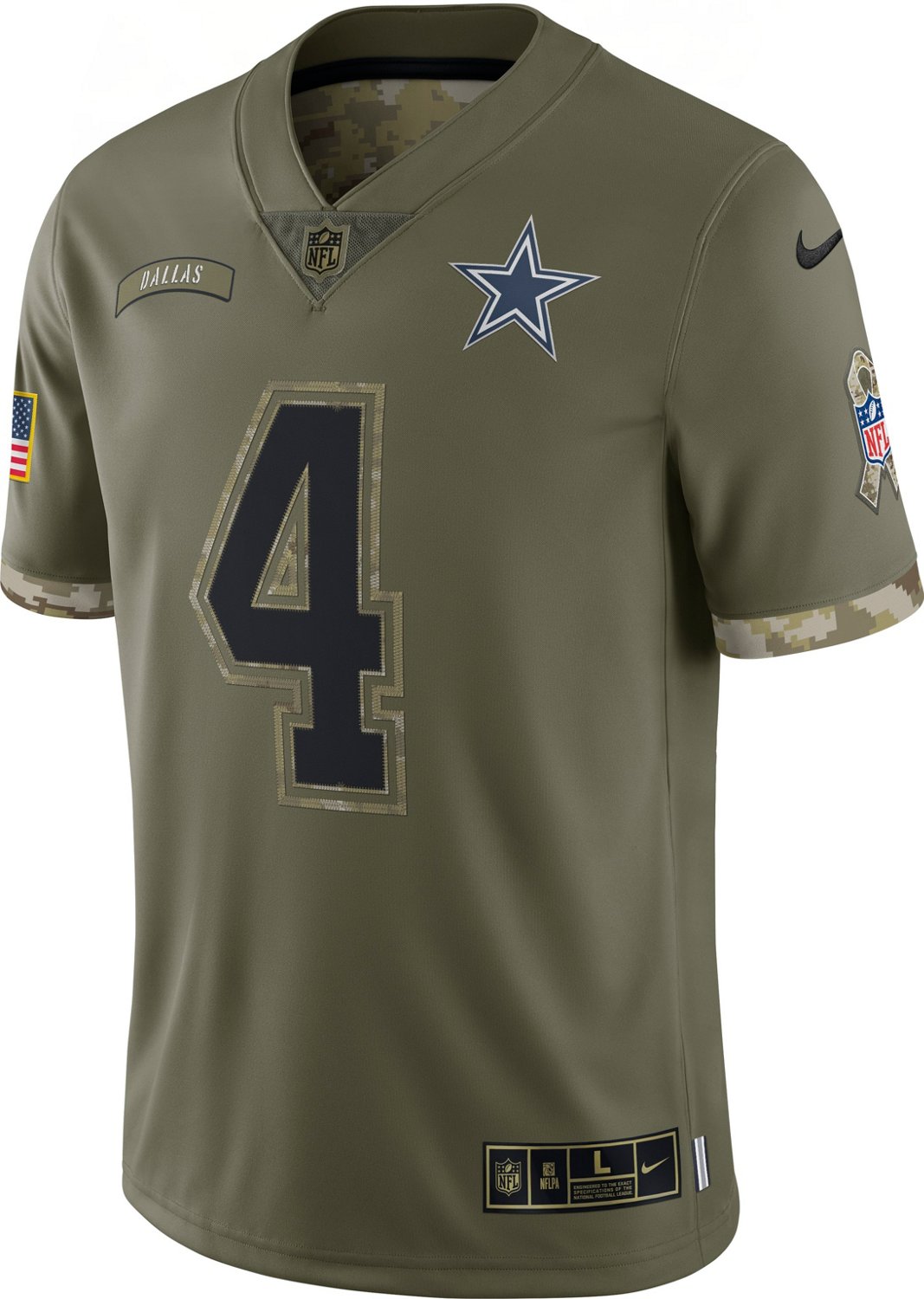 Nike Men's Dallas Cowboys DP4 Salute to Service Game Jersey