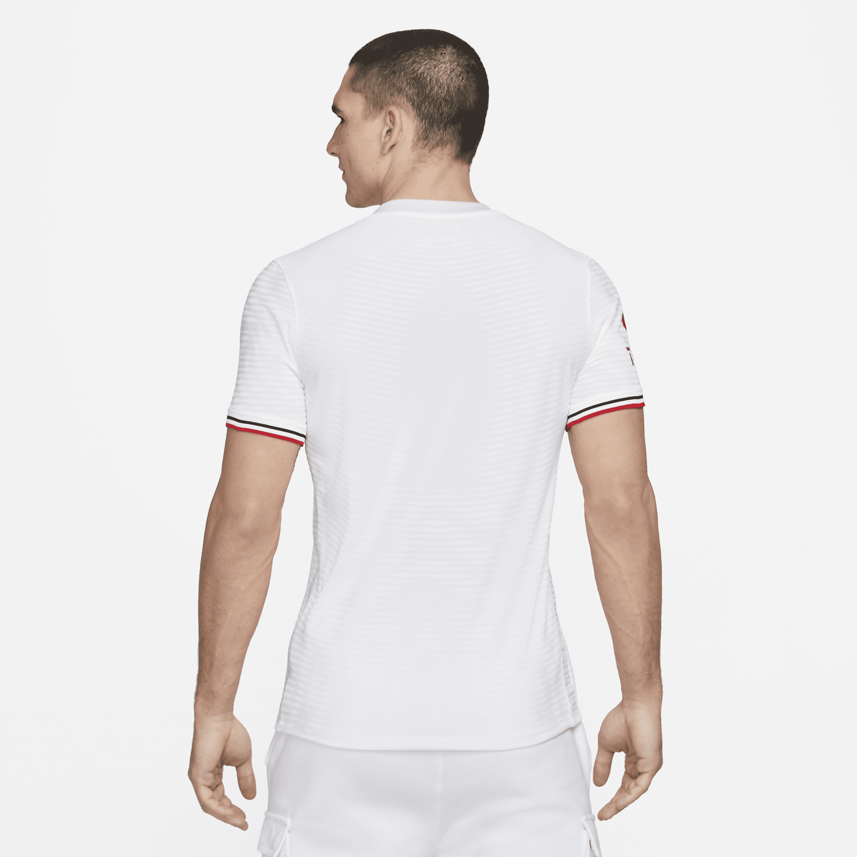 Portland Thorns FC 2022 Match Away Men's Nike Dri-FIT ADV Soccer Jersey - White/Chile Red