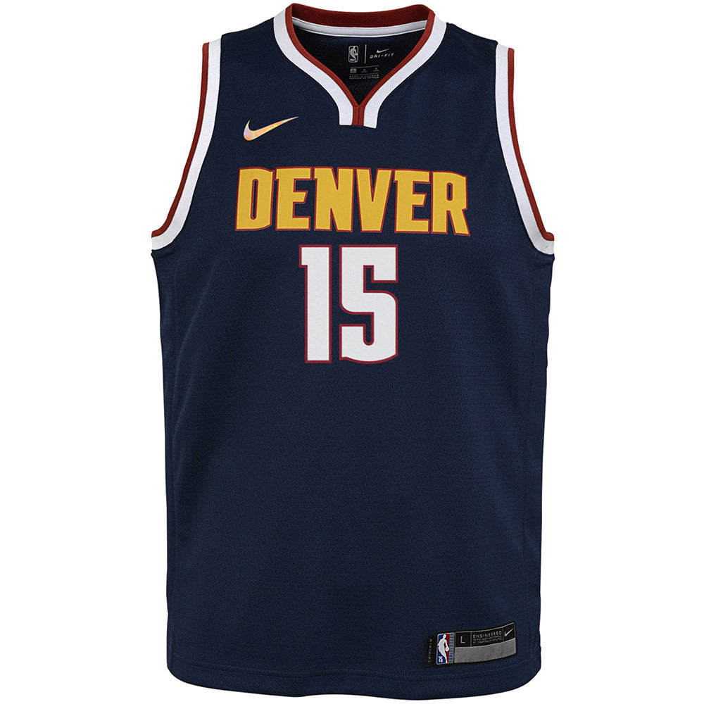 Youth Denver Nuggets Nikola Jokic Icon Edition Jersey - Navy