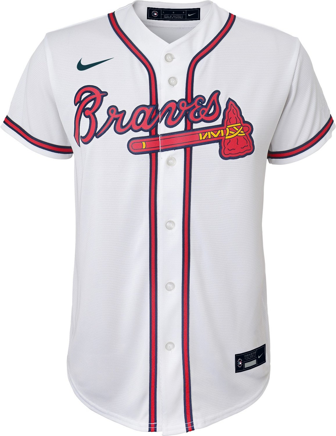 Nike Youth Atlanta Braves Home Replica Jersey