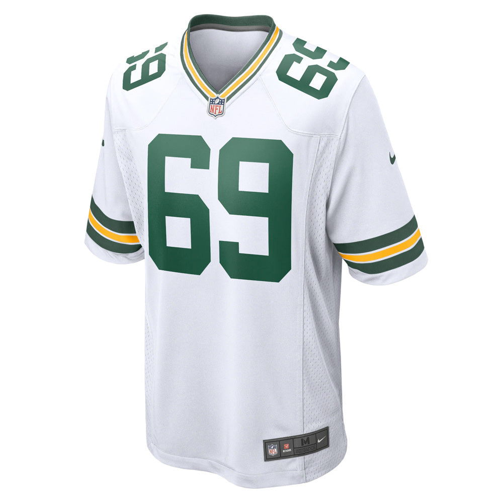 Men's Green Bay Packers David Bakhitari Game Jersey - White